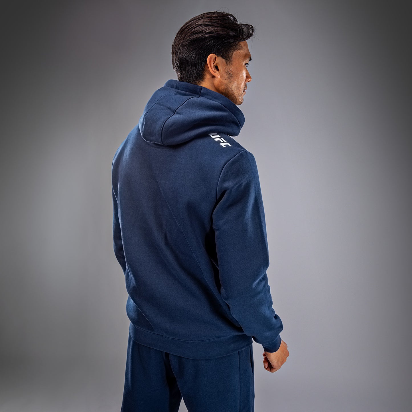 UFC Fusion by Venum Fight Week Men’s Pullover Hoodie - Solid Oceanic Blue