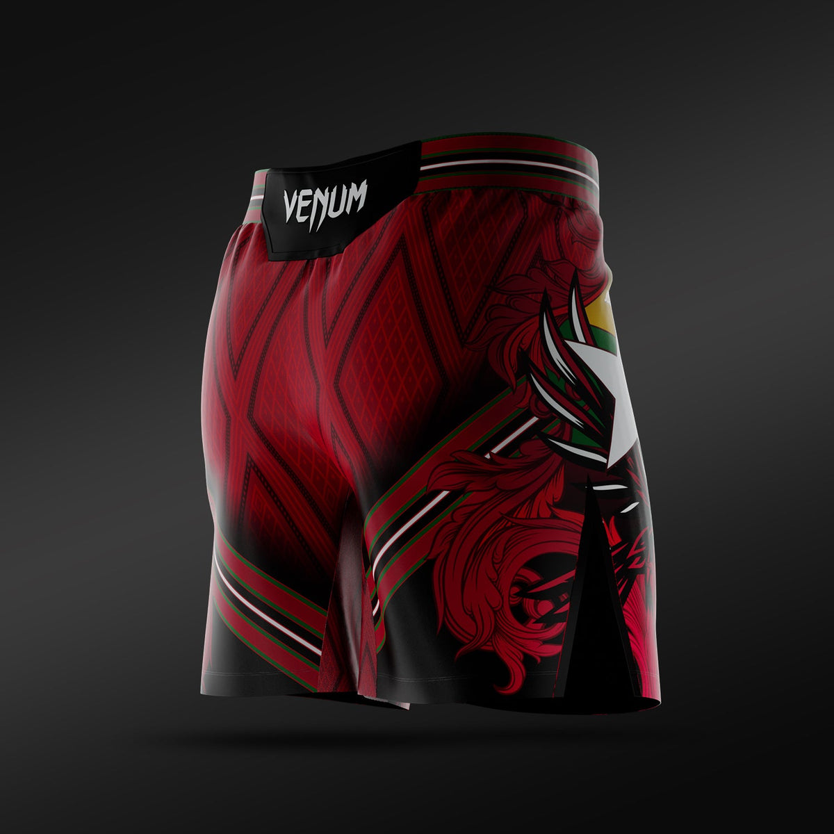 Men’s UFC Adrenaline Unrivaled by Venum Red Josh Van Short Fit Fight Short  product-type_MMA Shorts Venum