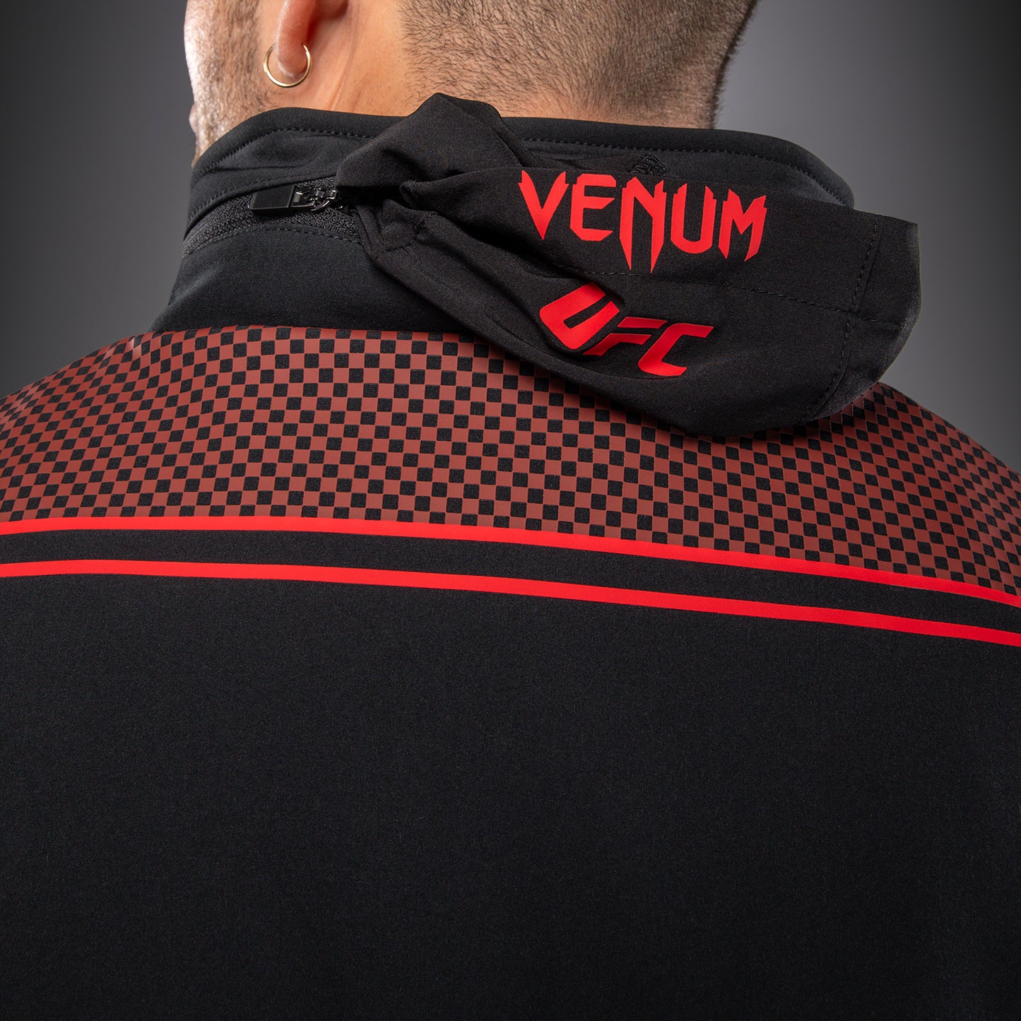 Venum UFC Unity by Venum Authentic Fight Week Men's Zip Hoodie - Black  product-type_Jackets Venum