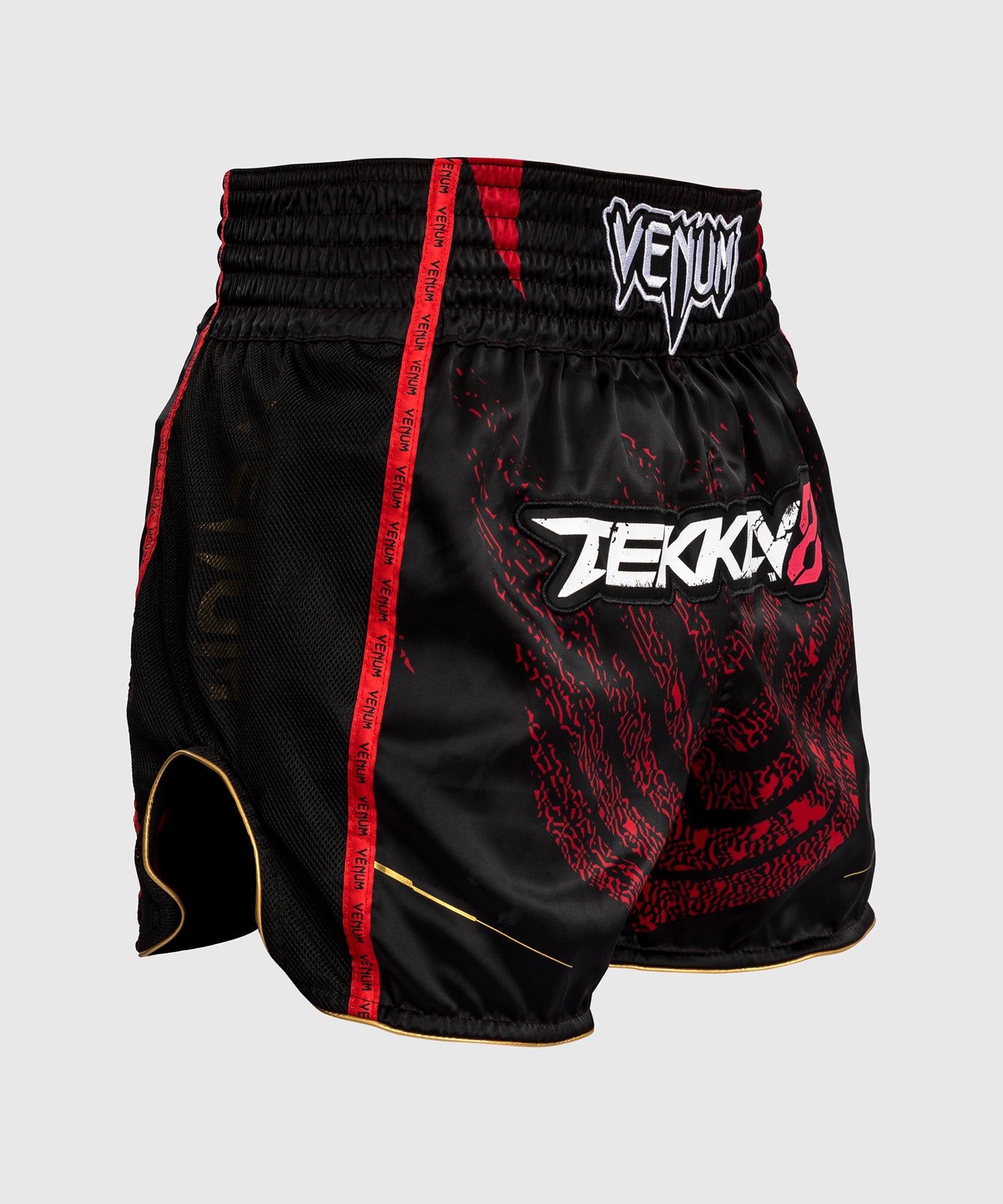 Venum x TEKKEN 8 - Marshall Law Muay Thai Shorts - Black/Red/Gold