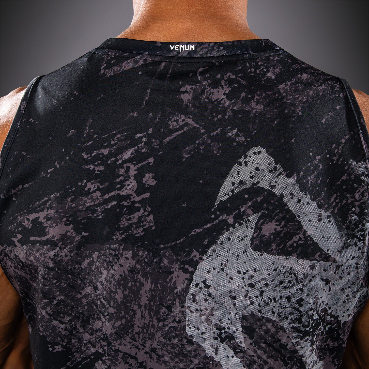 Venum Rage & Workout Dry Tech Tank Top - Black/Grey  product-type_Tank tops Venum
