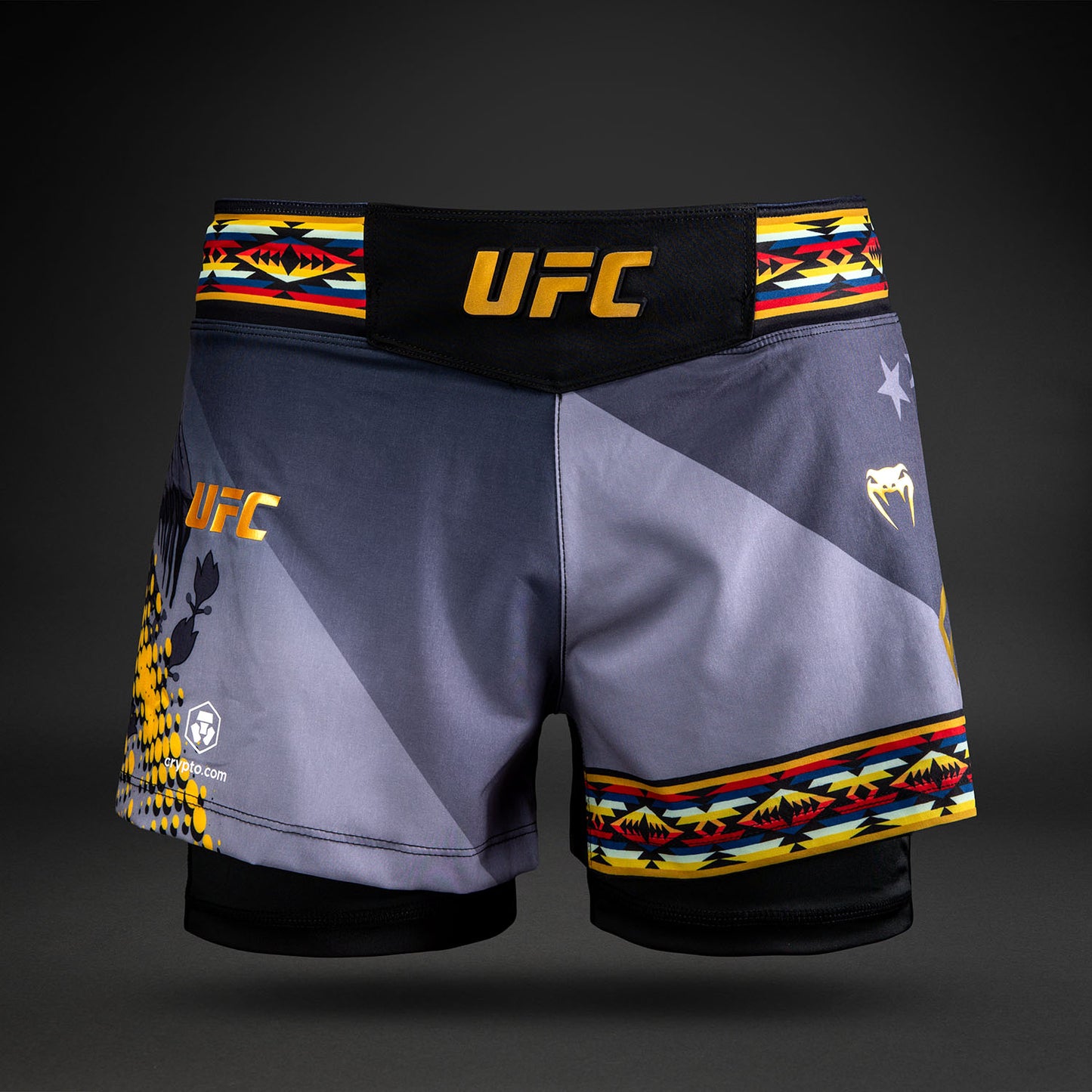Women’s UFC Unrivaled by Venum Black Julianna Peña Short Fit Fight Short