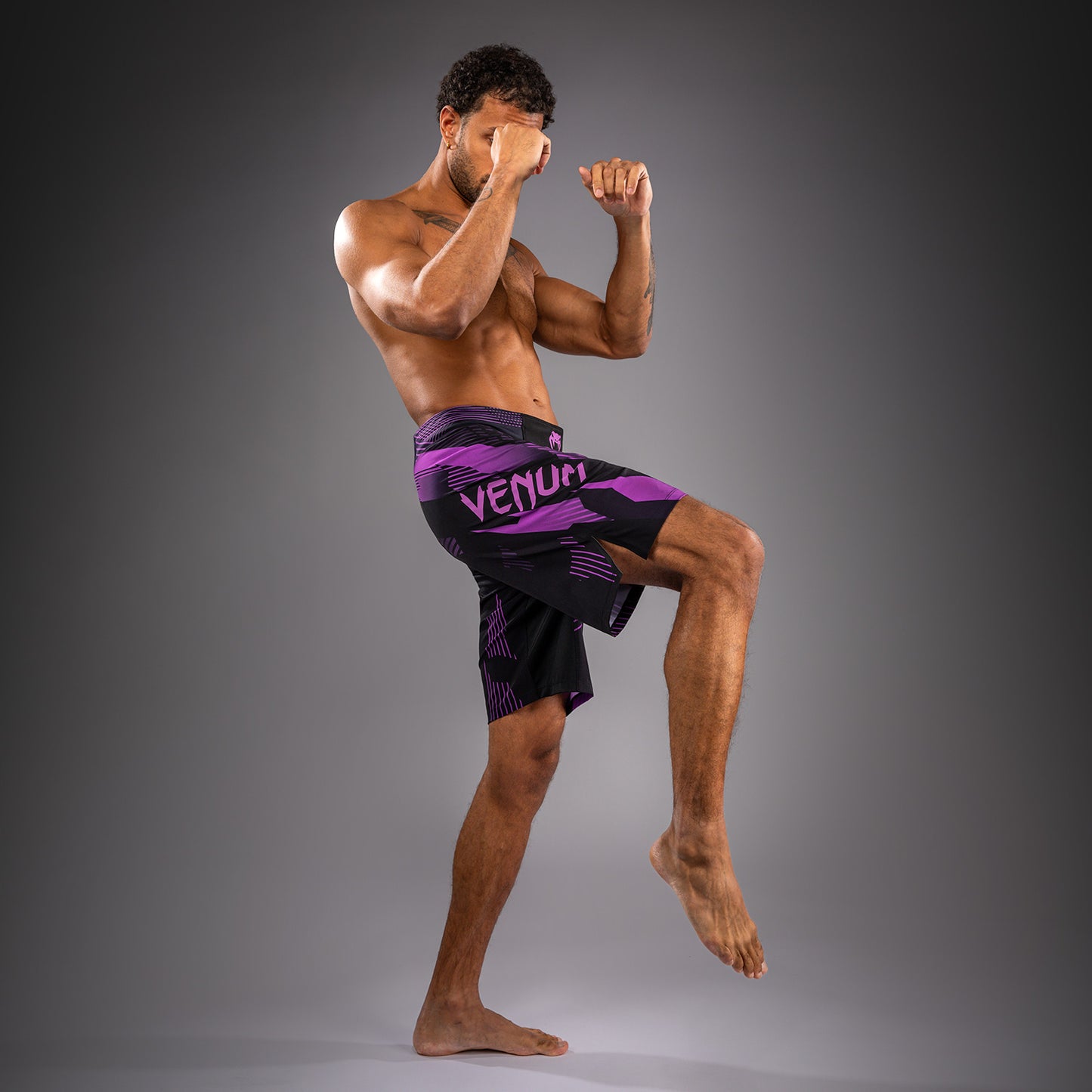 Venum No-Gi 6.0 Fight Shorts - Black/Purple  product-type_MMA Shorts Venum