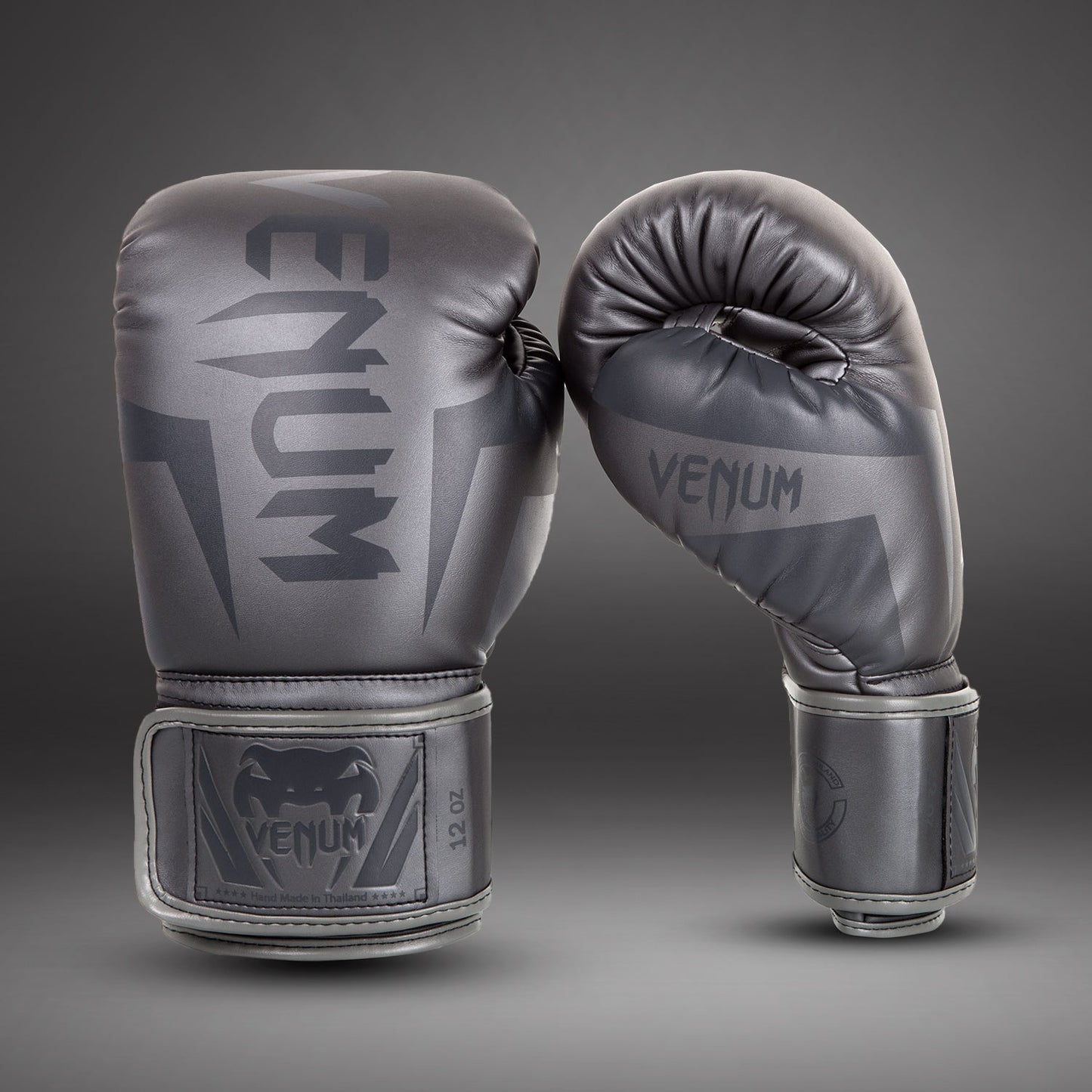 Venum Elite Boxing Gloves Grey/Grey Venum - Main Image