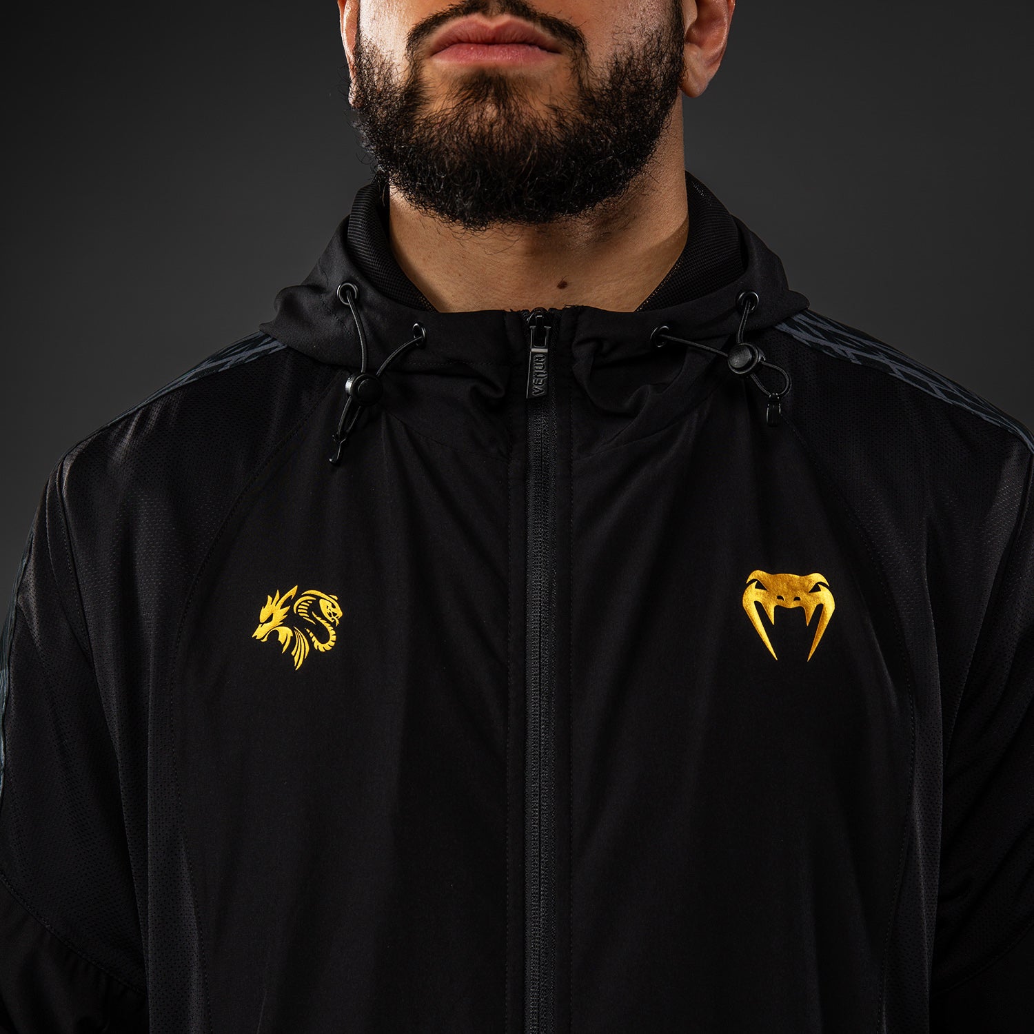 Venum x Chimaev Track Jacket - Black/Grey - Venum