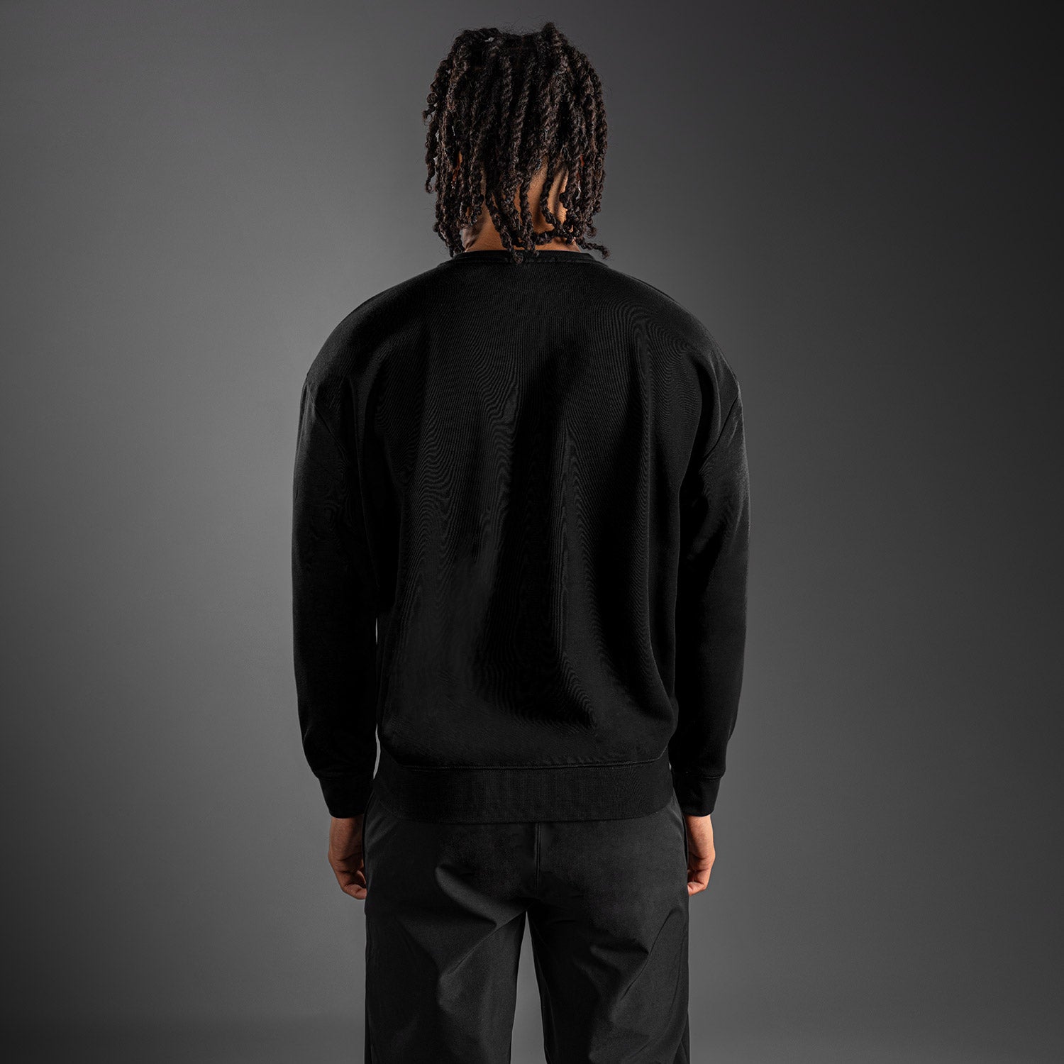 Venum Lineup Fleece Crew - Black/White  product-type_Sweatshirts Venum