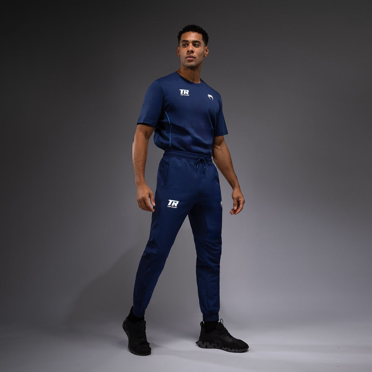Venum x Top Rank Original Men's Performance Joggers - Navy Blue