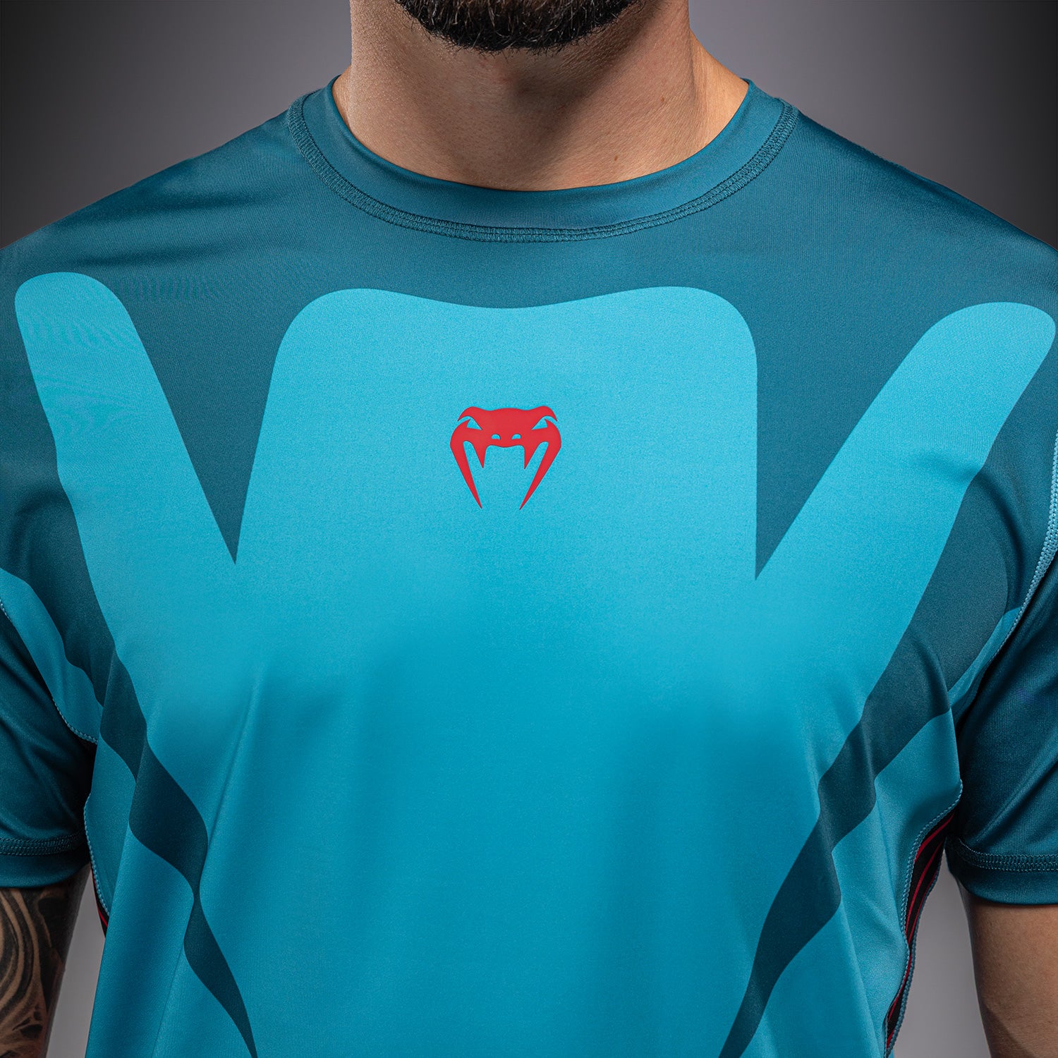 Venum Attack 90 Dry-Tech T-Shirt - Turquoise/Red - Venum - Venum