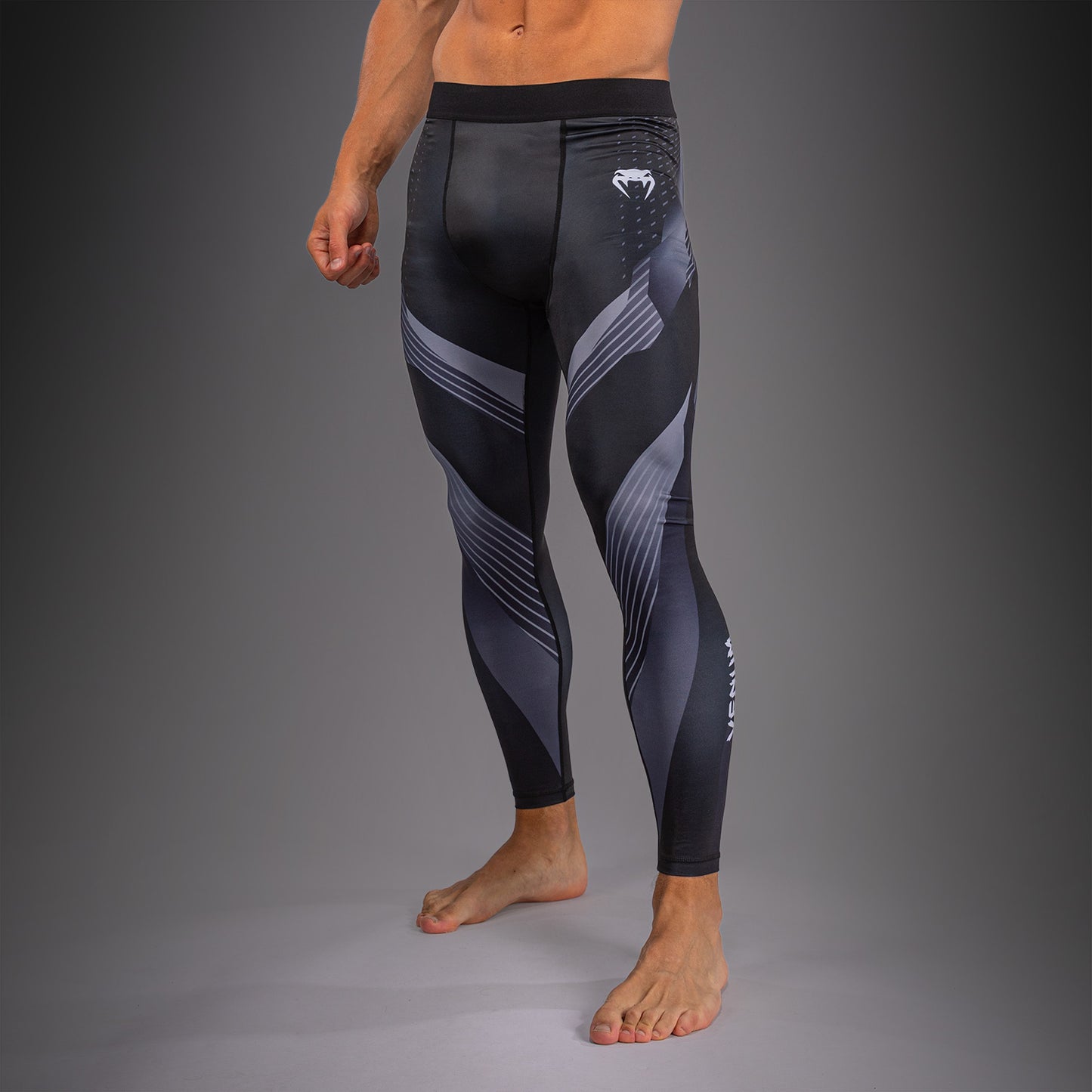 Venum No-Gi 6.0 Spats - Black/White  product-type_Compression Pants Venum