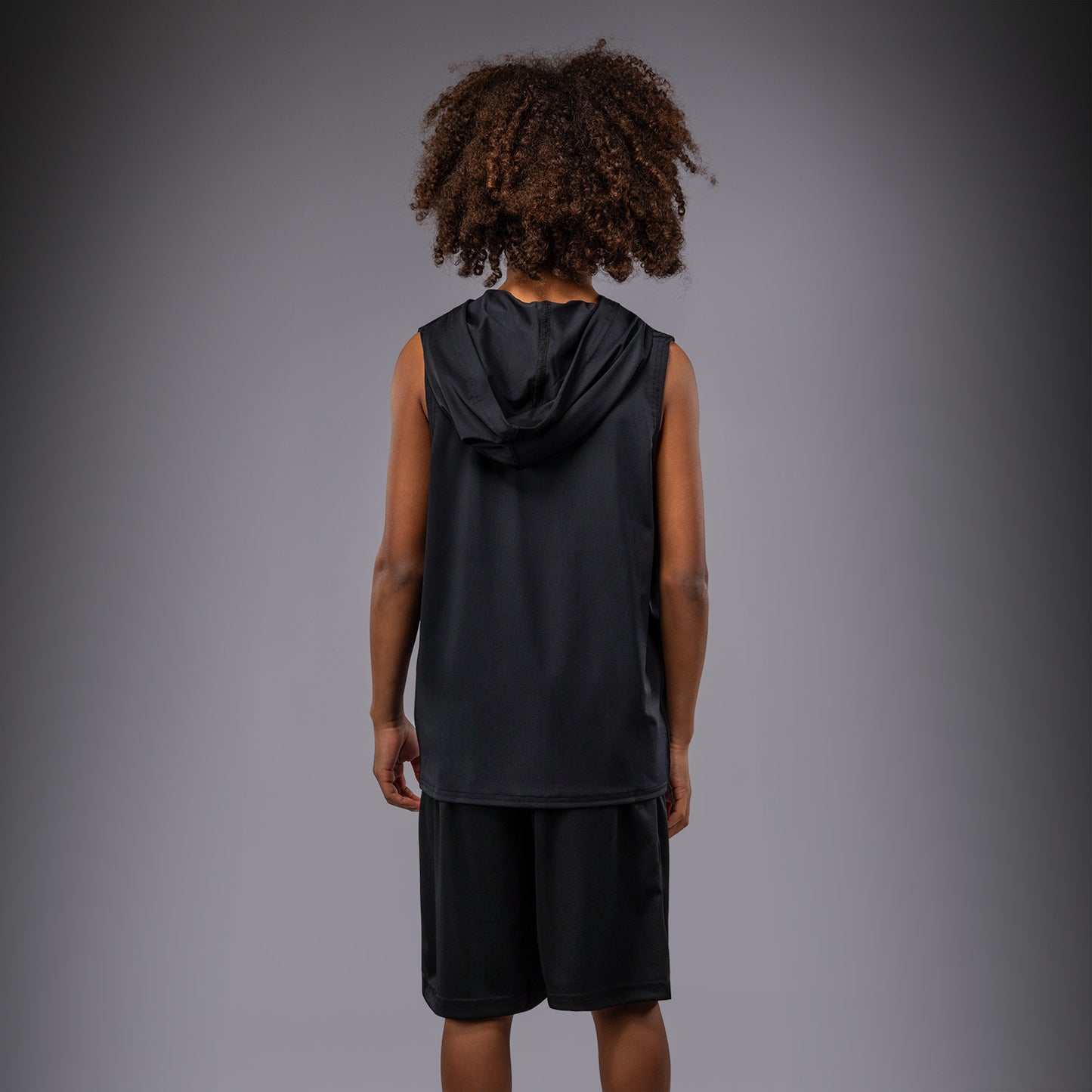 Venum Elite Kids Sleeveless Dry-Tech Hoodie - Black