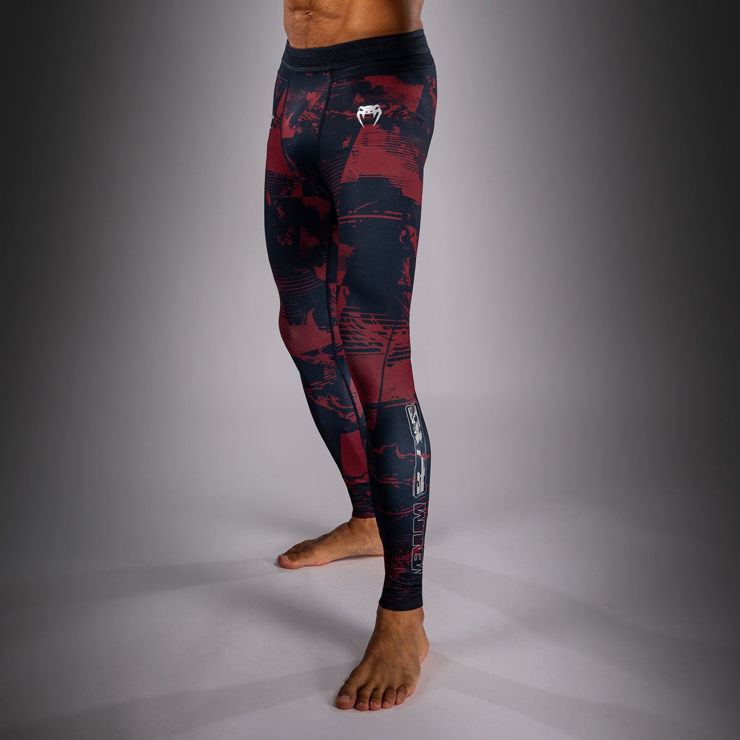 Men’s UFC Zenith by Venum Burgundy Authentic Fight Week Performance Tight
