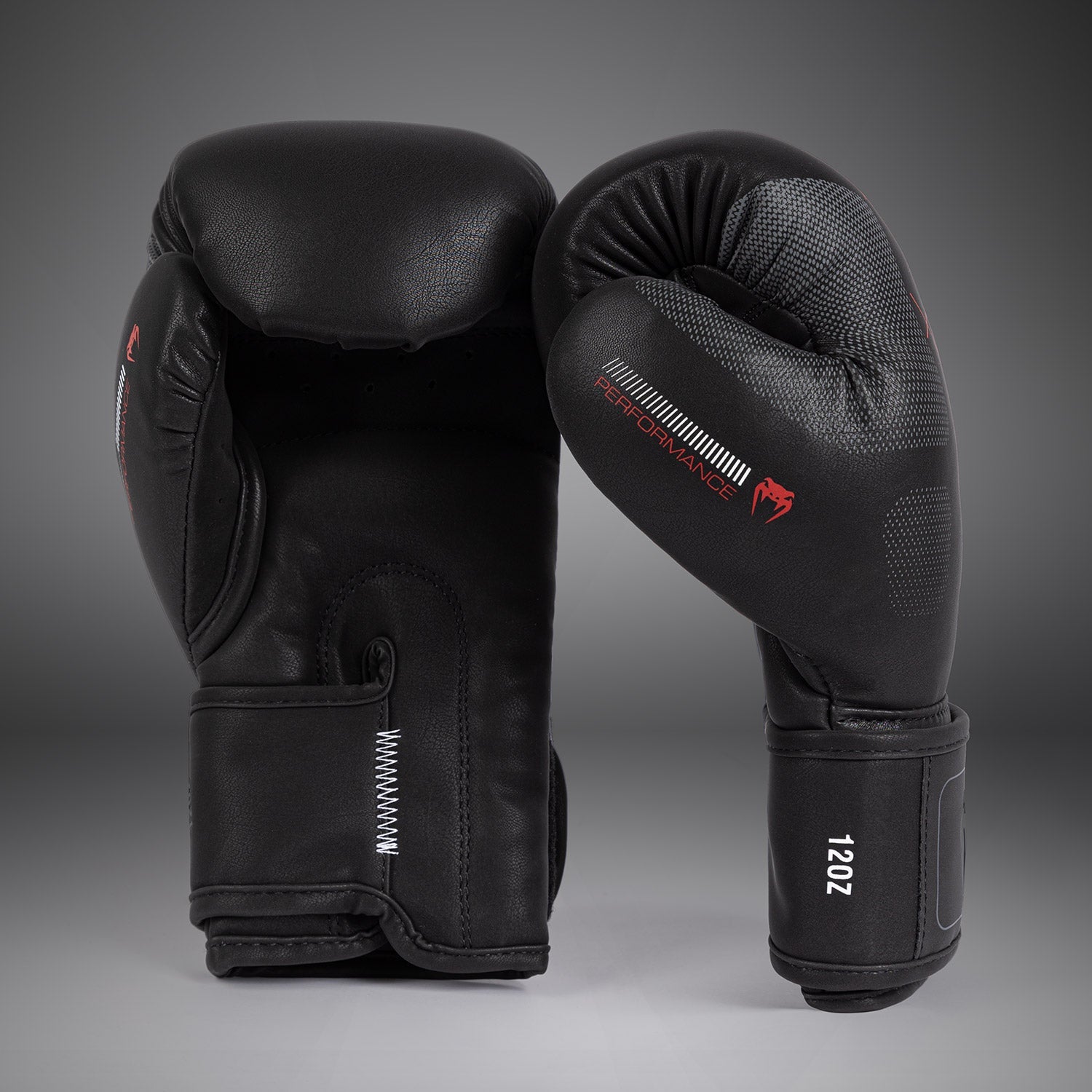Venum Tactical XT Boxing Gloves - Black/Fire Red - Venum