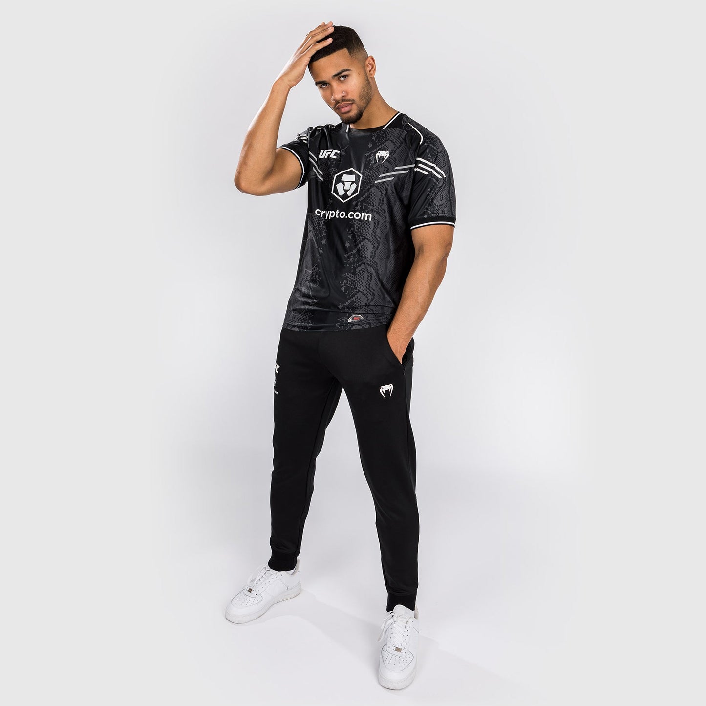 UFC Adrenaline by Venum Personalized Authentic Fight Night Men's Walkout Jersey - Black