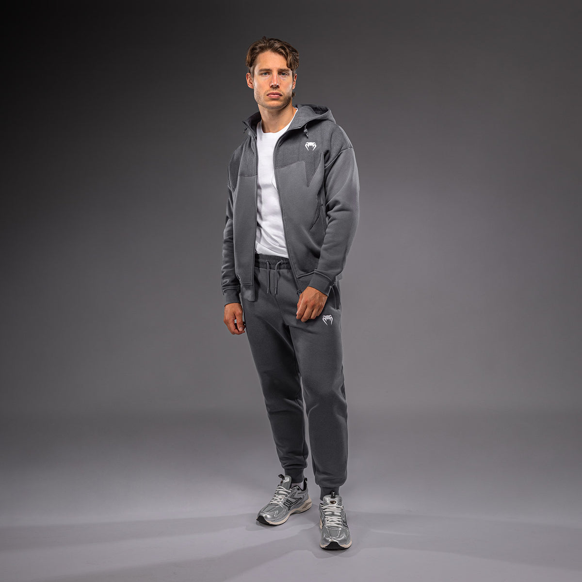 Venum Attack Fleece & Weave Track Jacket - Grey  product-type_Sweatshirts Venum