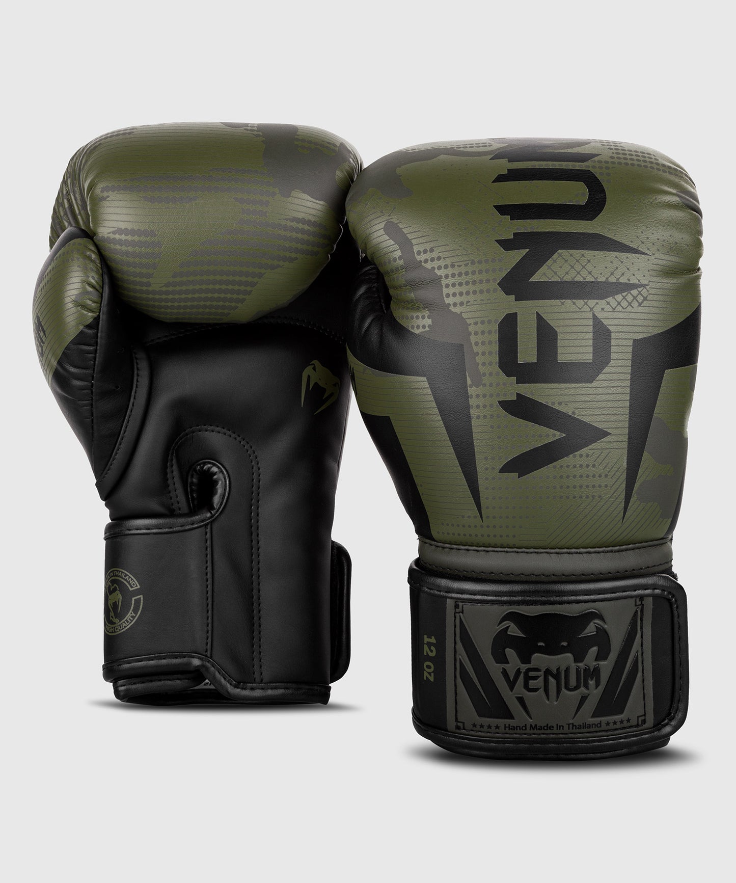 Venum Elite Boxing Gloves - Khaki/Camo
