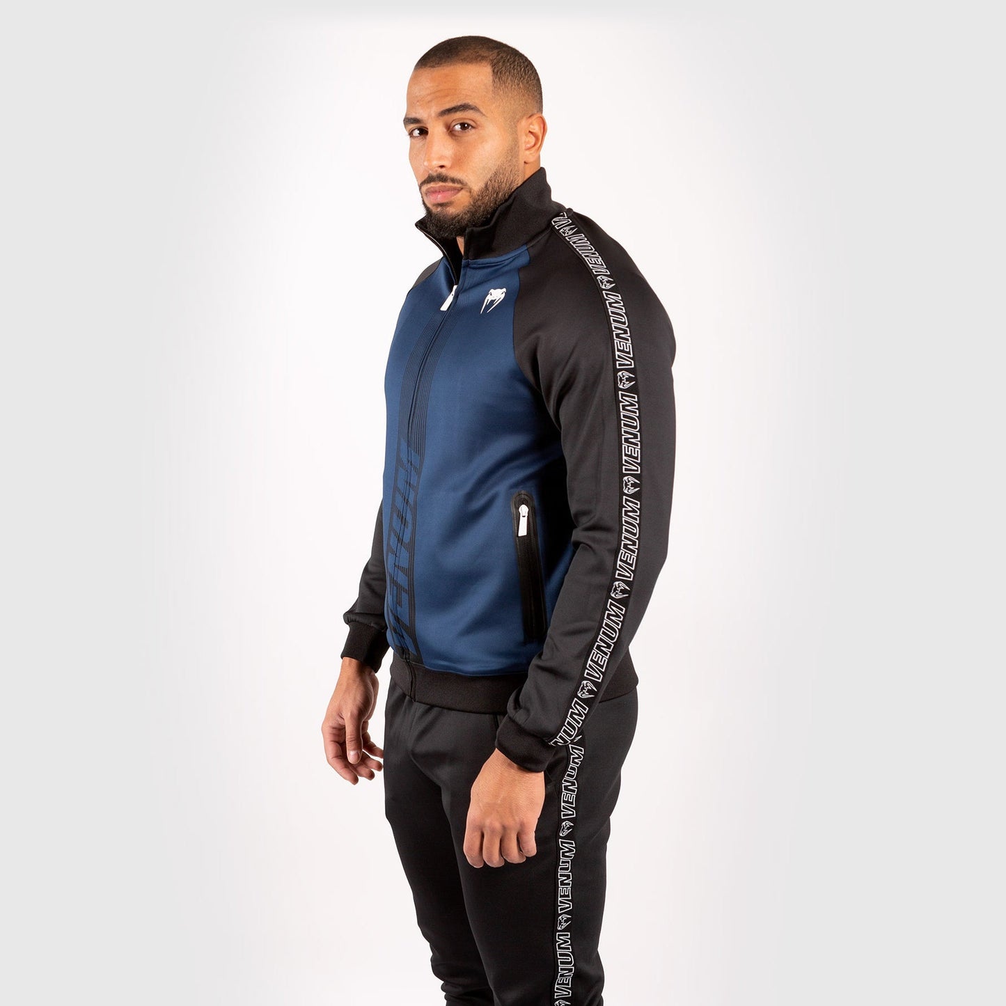 Venum Club 212 Track Jacket – Navy Blue/Black
