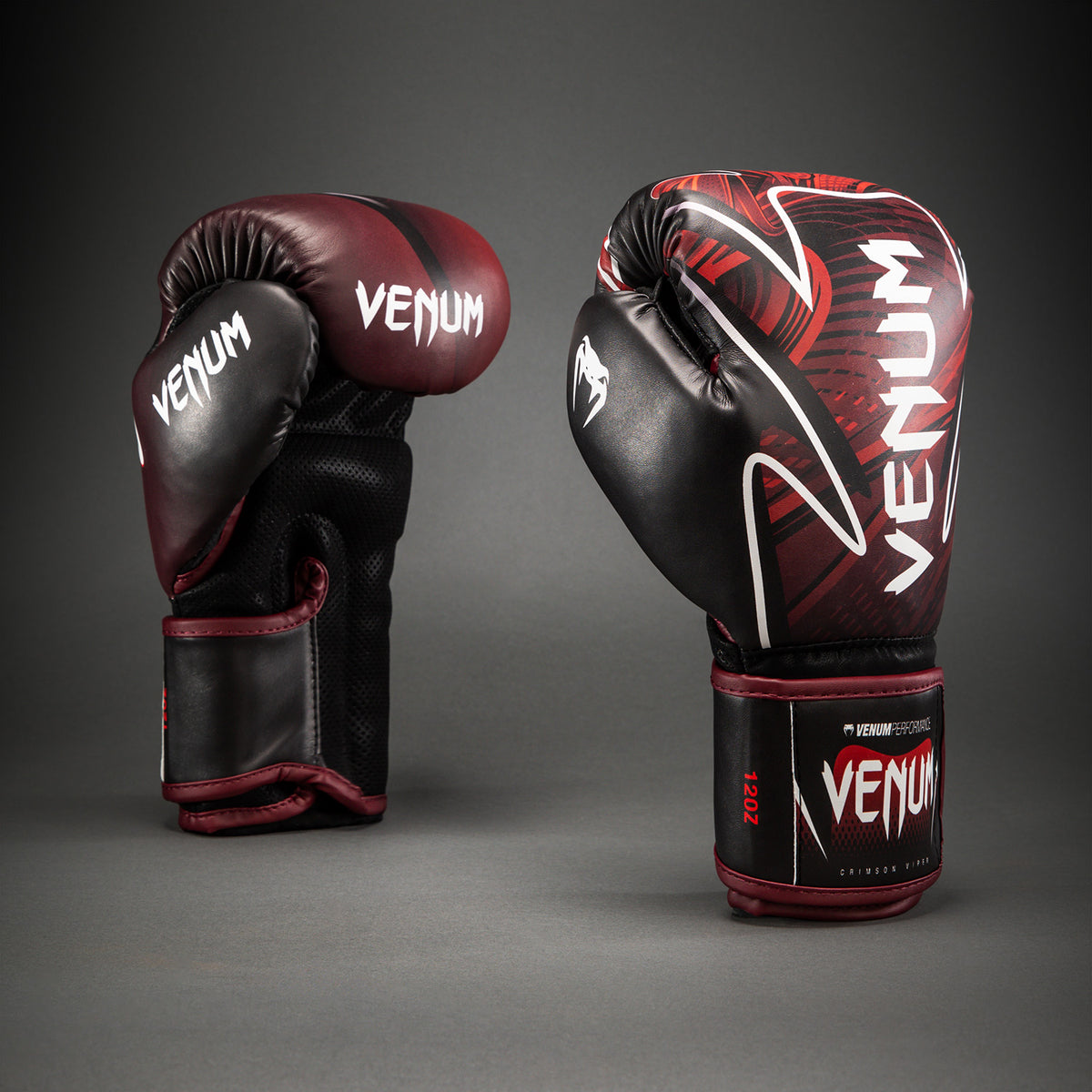 Venum Impact Crimson Viper 2.0 Boxing Gloves - Black/Red