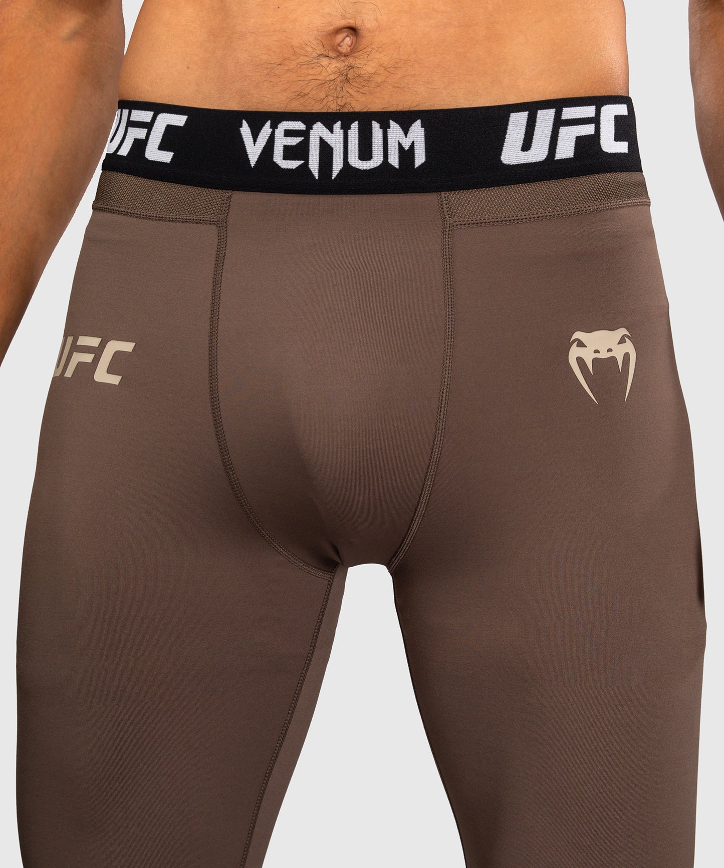 Venum UFC Unity by Venum Authentic Fight Week Men's Performance Tight - Brown  product-type_Compression Pants Venum