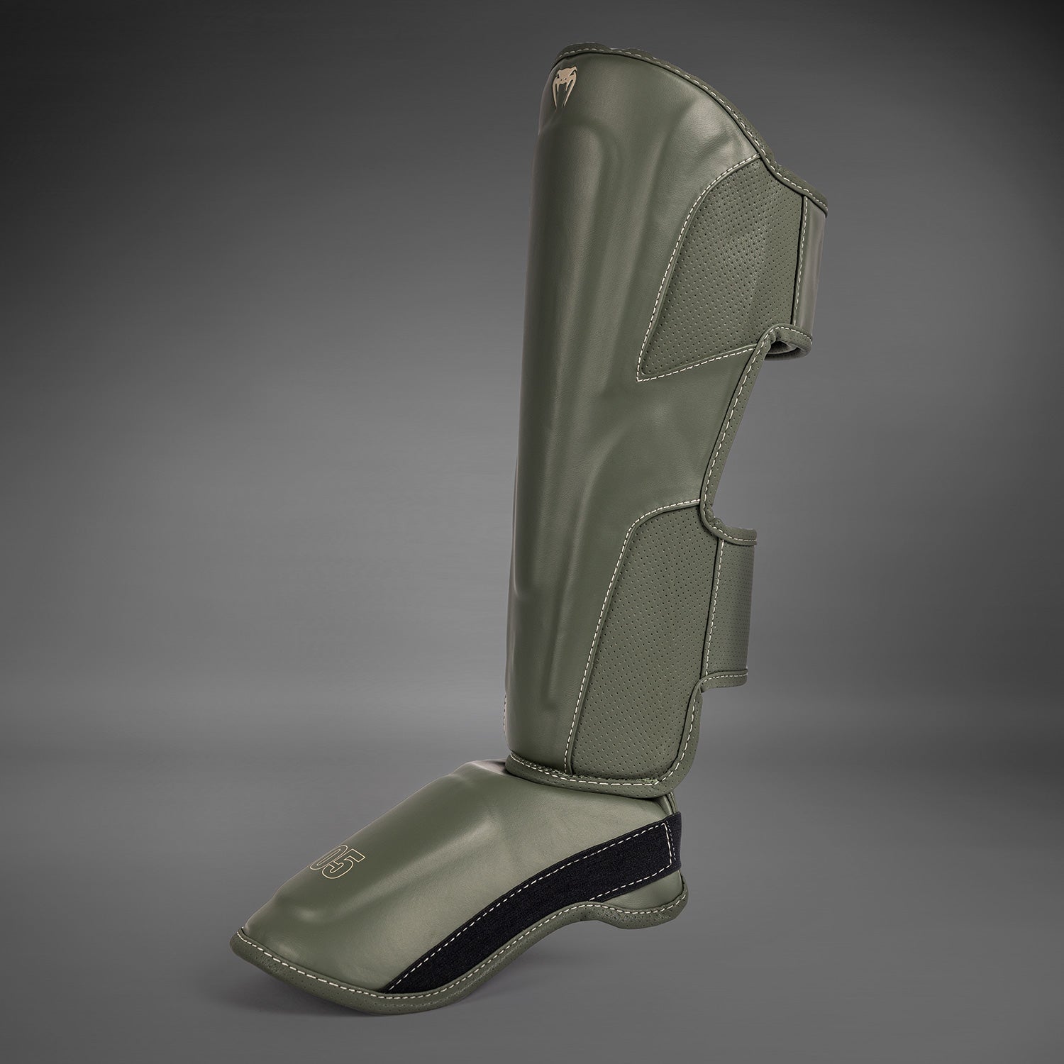 Venum Impact Evo Shin Guards - Military Green - Venum