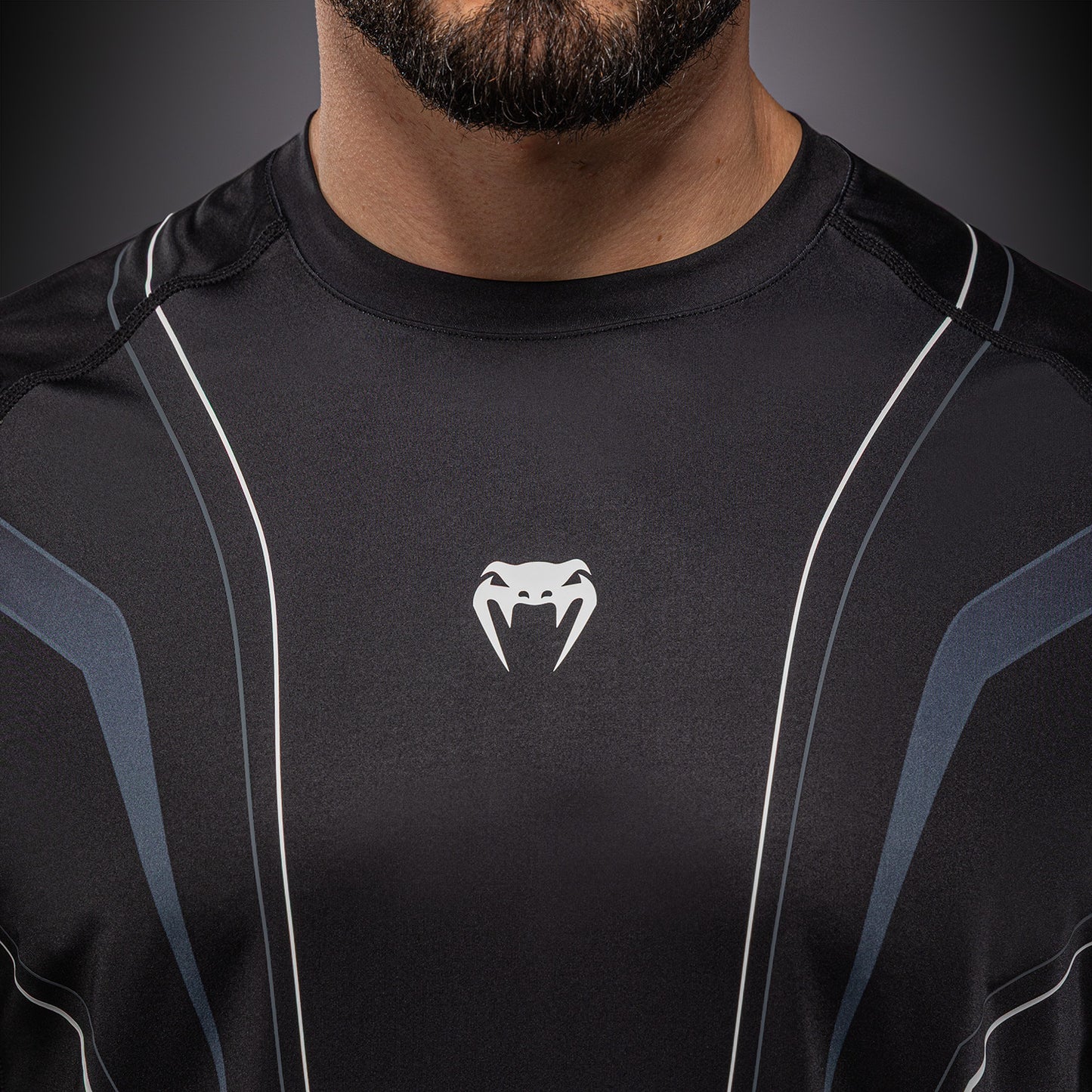 Venum Streamline Dry-Tech T-Shirt - Black/White  product-type_Dry Tech T-Shirts Venum