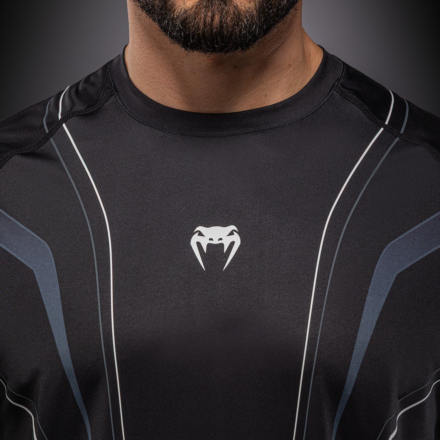 Venum Streamline Dry-Tech T-Shirt - Black/White  product-type_Dry Tech T-Shirts Venum