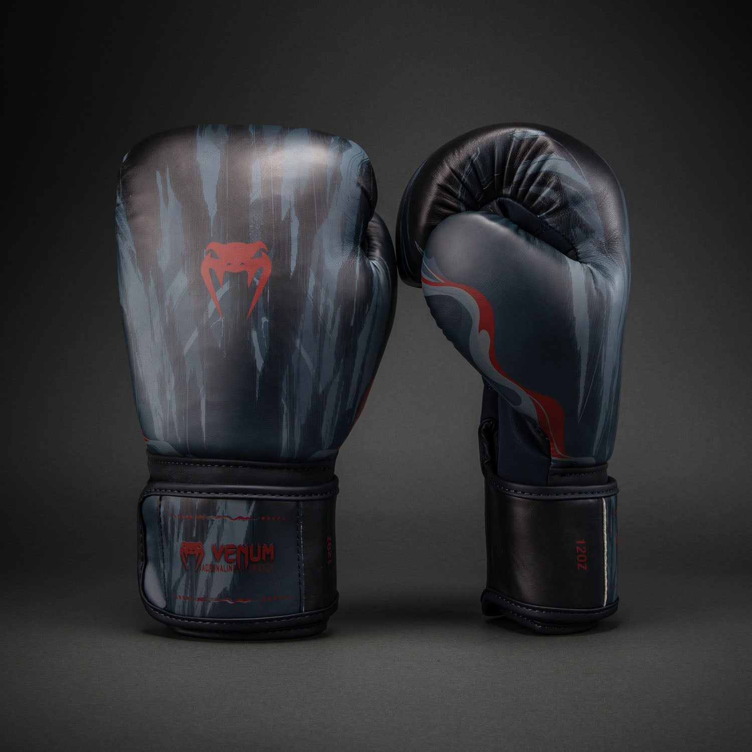 Venum Demon Boxing Gloves - Black/Grey  product-type_Boxing Gloves Venum