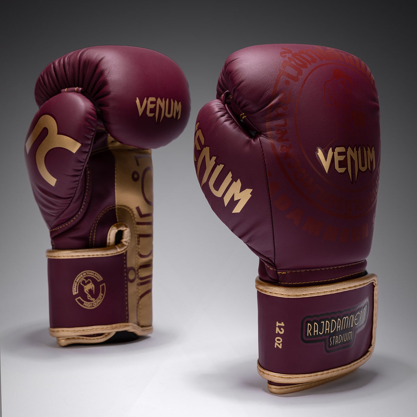 Venum x Rajadamnern Boxing Gloves - Burgundy