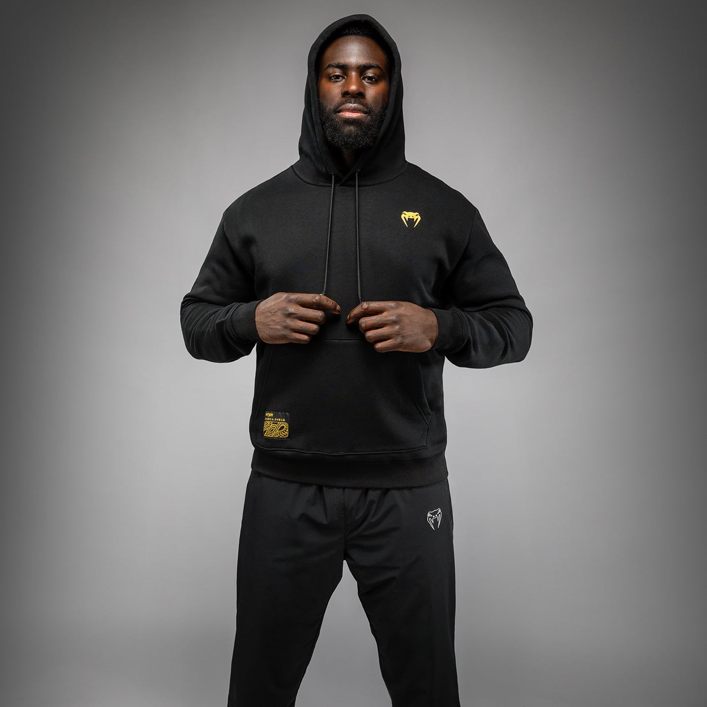 Venum Serpenti Hoodie - Black/Silver/Gold