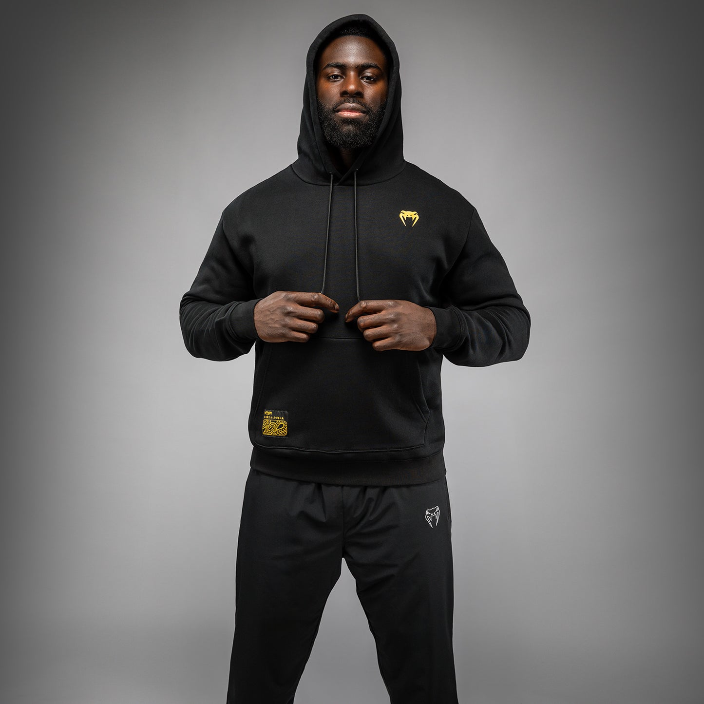Venum Serpenti Hoodie - Black/Silver/Gold