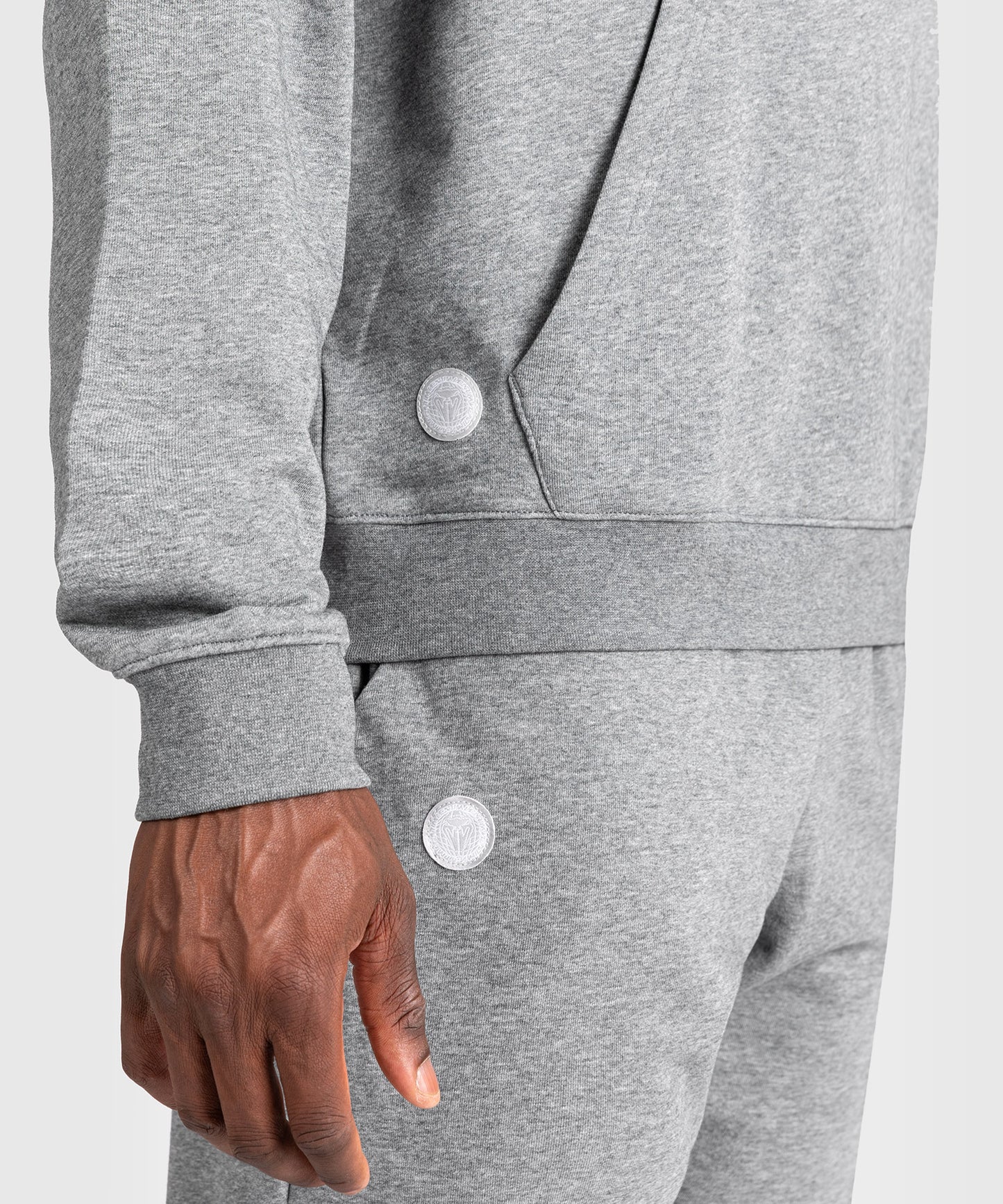 Venum Vortex XL Lite Men's Hoodie - Light Heather Grey