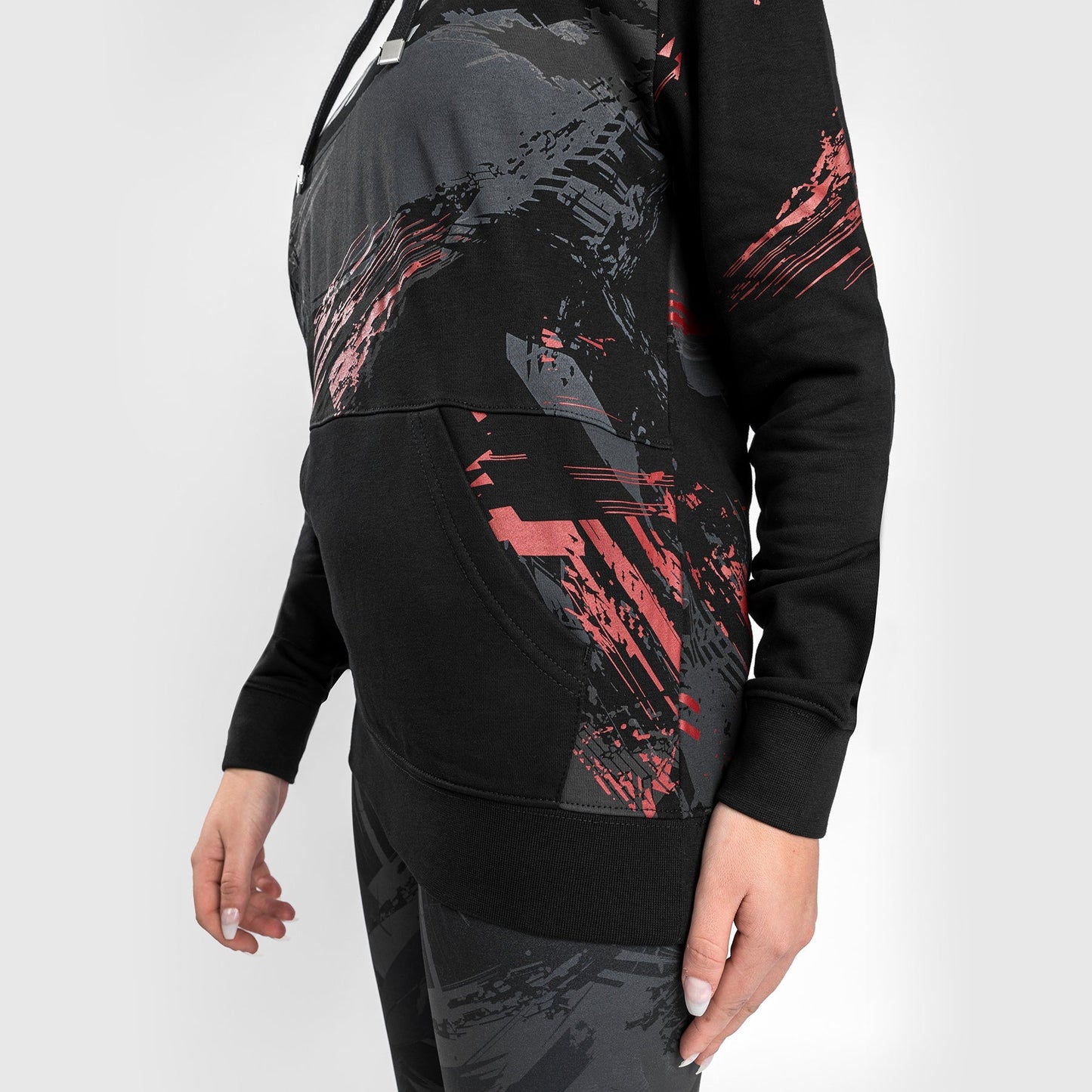 UFC Venum Authentic Fight Week 2.0 Women’s Pullover Hoodie - Black/Red