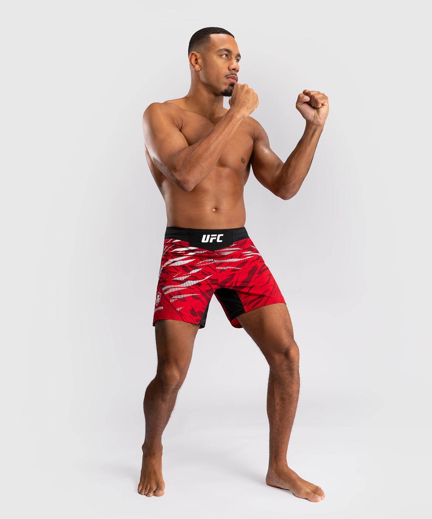 UFC Fusion by Venum Personalized Authentic Fight Night Men's Fight Short - Short Fit - Red