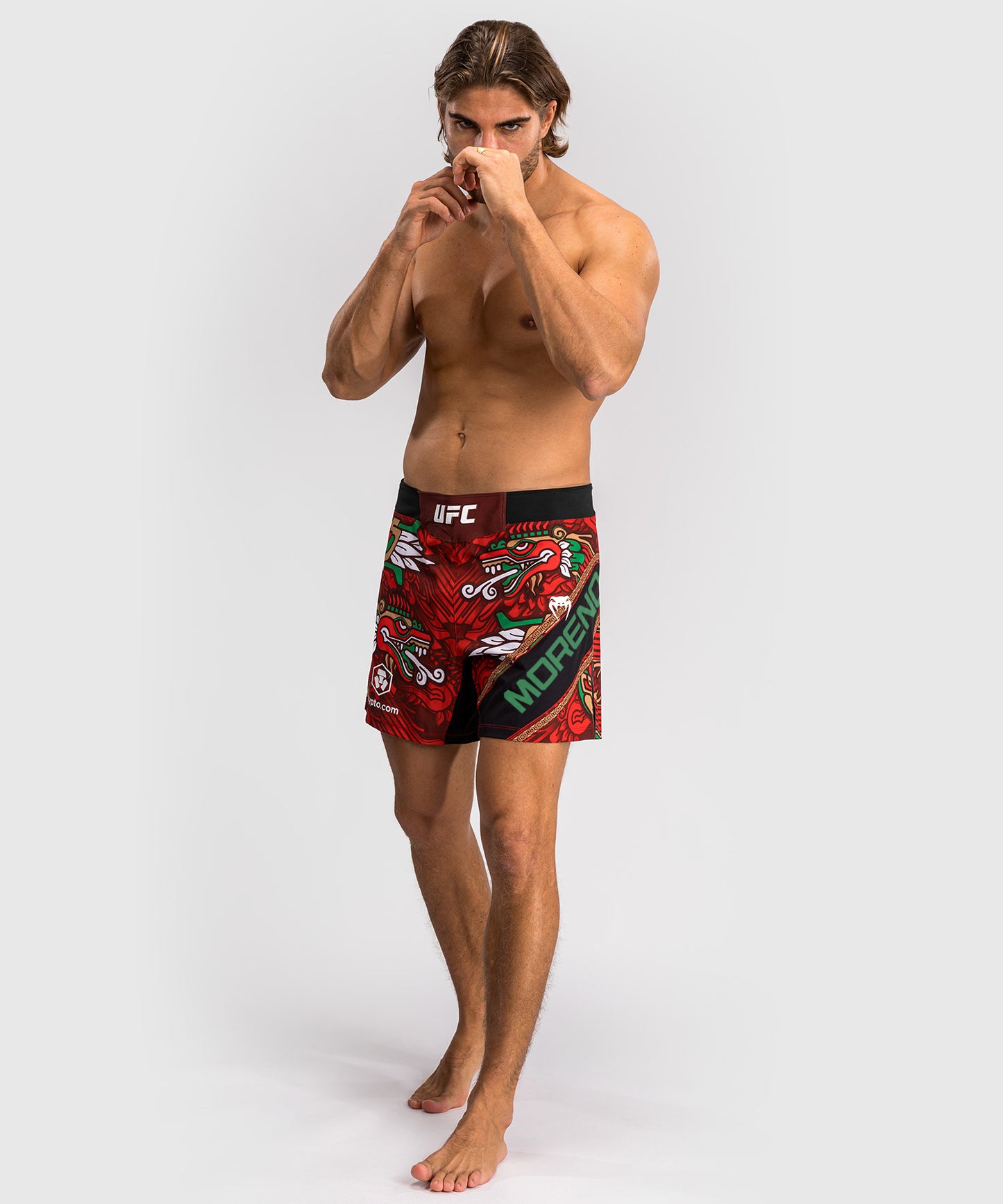 Men’s UFC Unrivaled by Venum Red Brandon Moreno Short Fit Fight Short