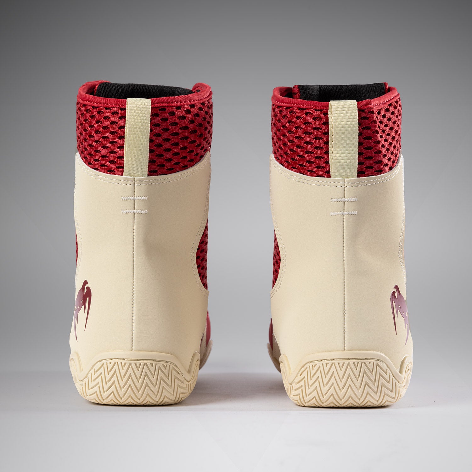 Venum Contender Boxing Shoes - Ruby Red/ Ivory - Venum