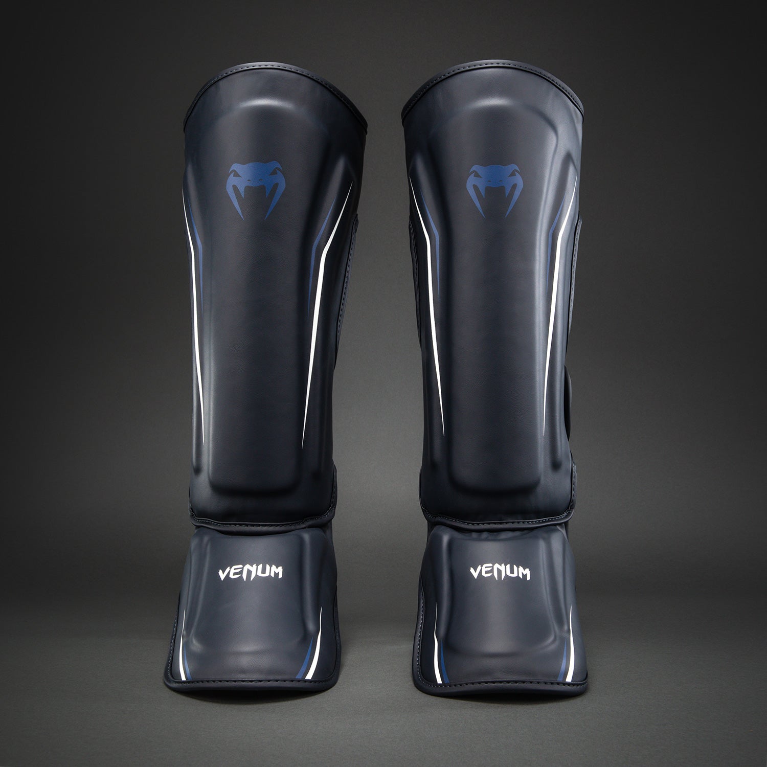 Venum G-Core Shin Guards - Navy Blue/White  product-type_Shin guards Venum