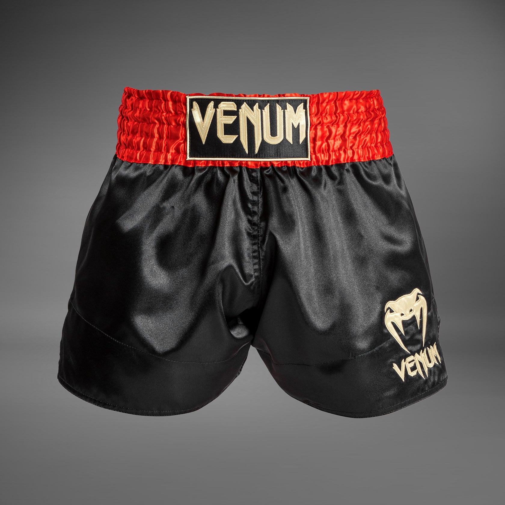 Venum Classic Muay Thaï Short Red/Black/Gold Venum