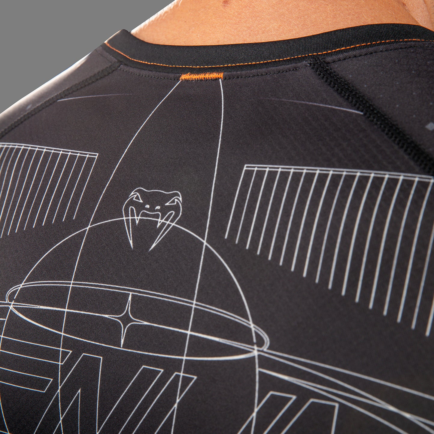 Venum Eclipse Short Sleeve Rashguard - Black/Ivory
