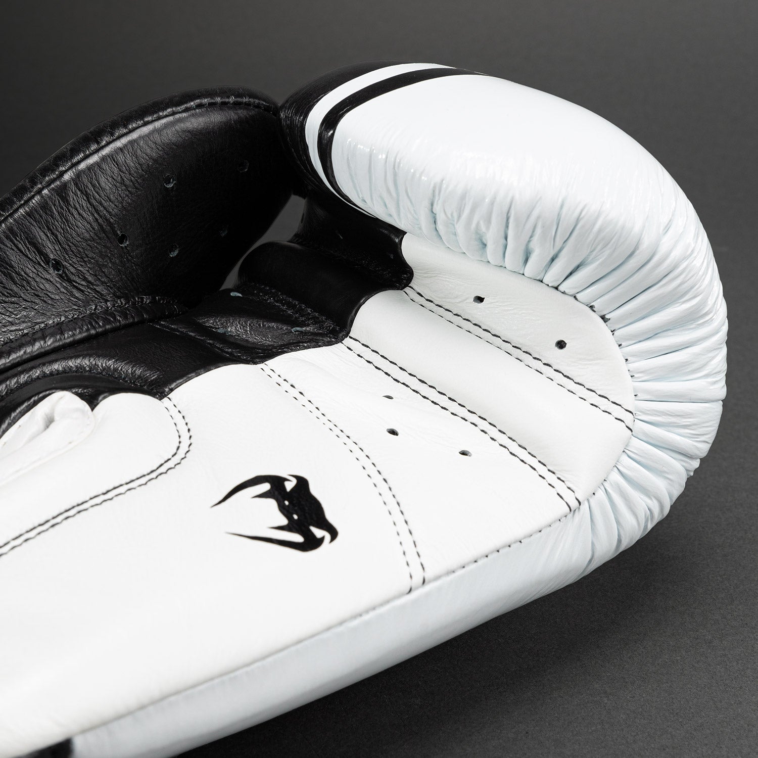 Venum Shield Pro Boxing Gloves with Velcro - Black/White - Venum