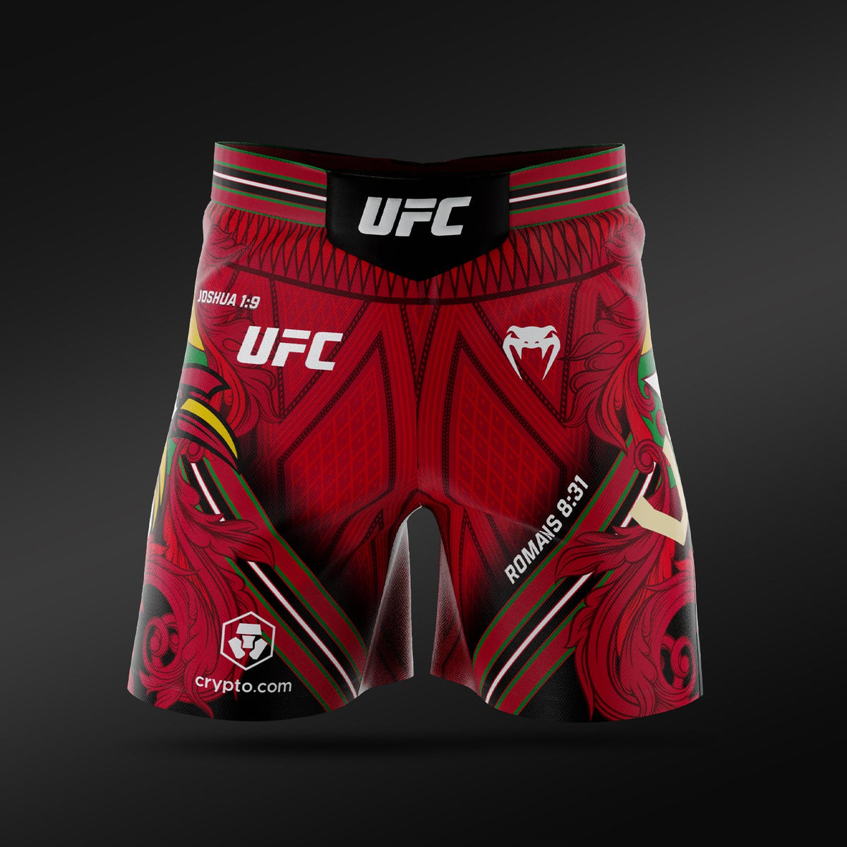 Men’s UFC Adrenaline Unrivaled by Venum Red Josh Van Short Fit Fight Short  product-type_MMA Shorts Venum