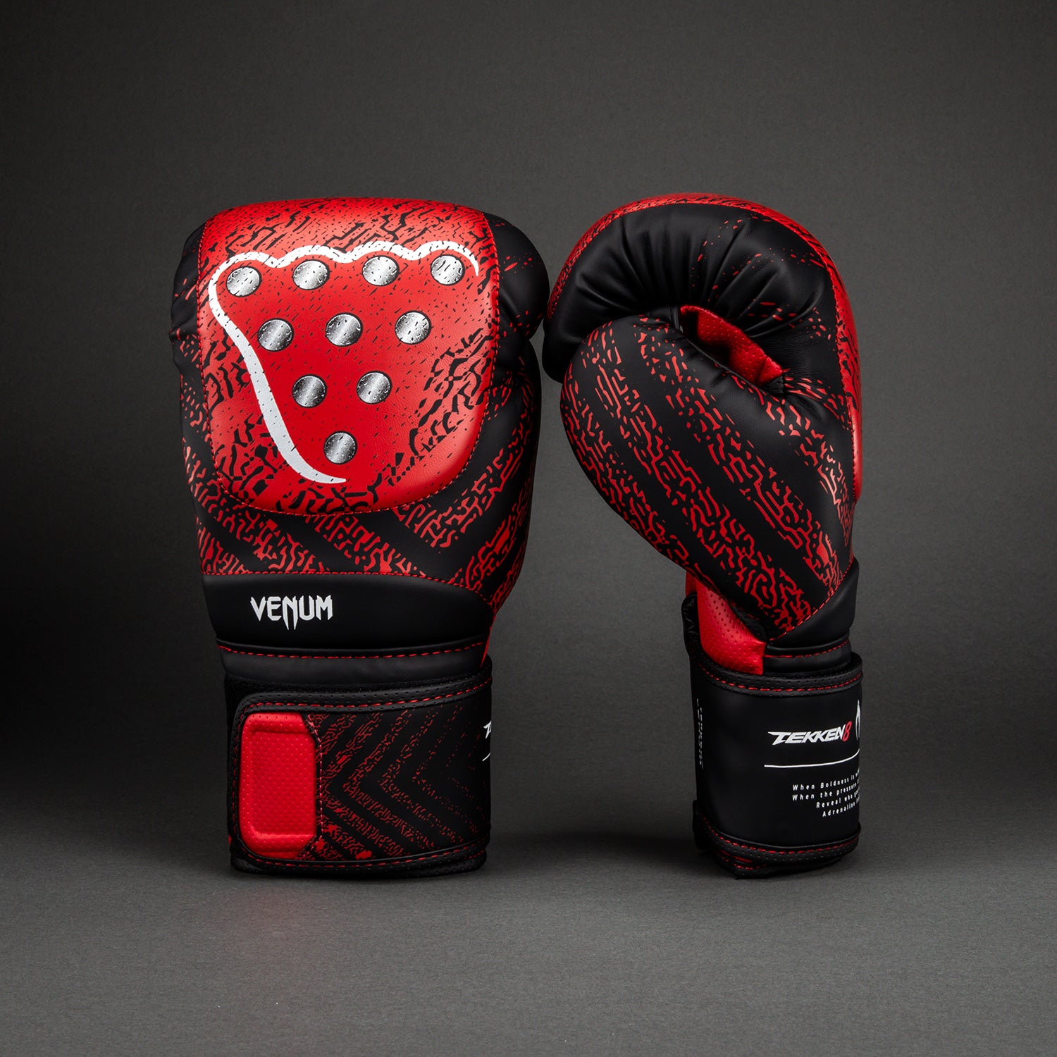 Venum x TEKKEN 8 Boxing Gloves - Kazuya - Red/Black - Venum