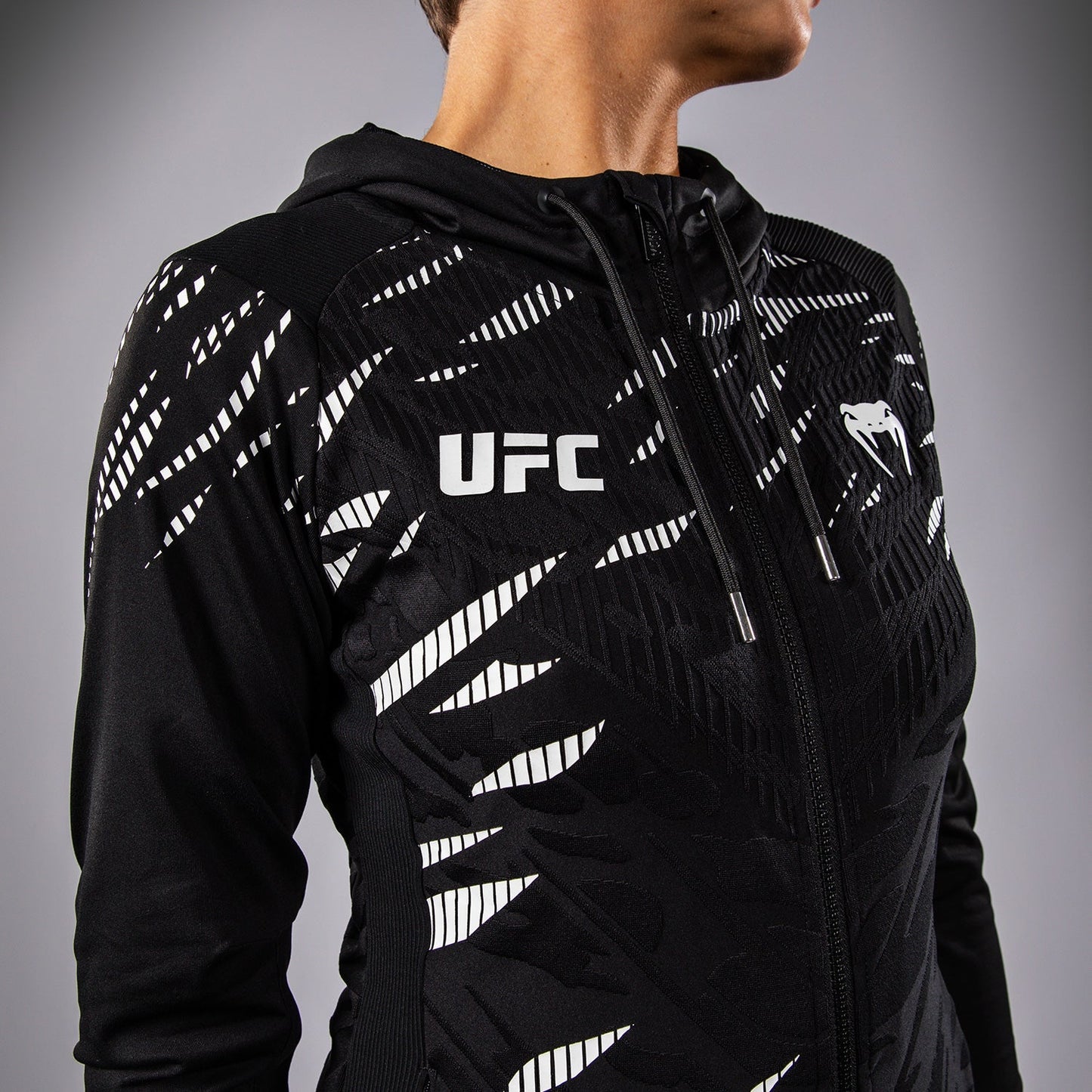UFC Fusion by Venum Authentic Fight Night Women’s Walkout Hoodie - Black