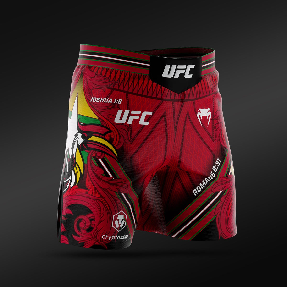 Men’s UFC Adrenaline Unrivaled by Venum Red Josh Van Short Fit Fight Short  product-type_MMA Shorts Venum