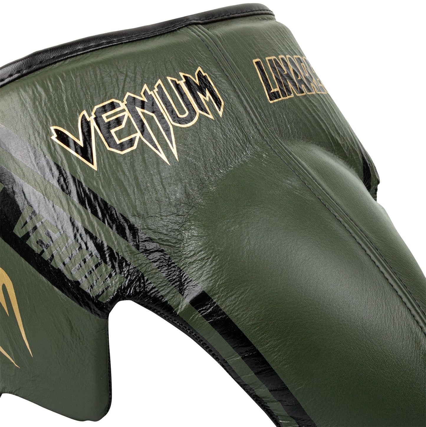 Venum Pro Boxing Protective Cup Linares Edition - Velcro - Khaki/Black/Gold