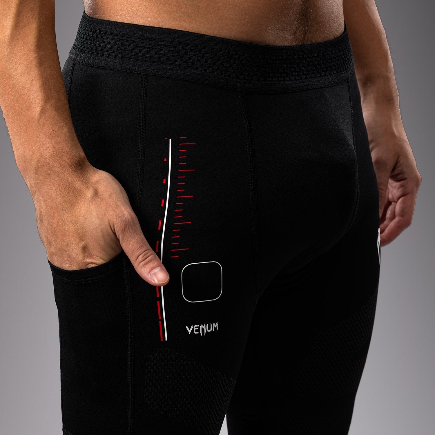 Venum Tactical XT Spats - Black/Fire Red - Venum