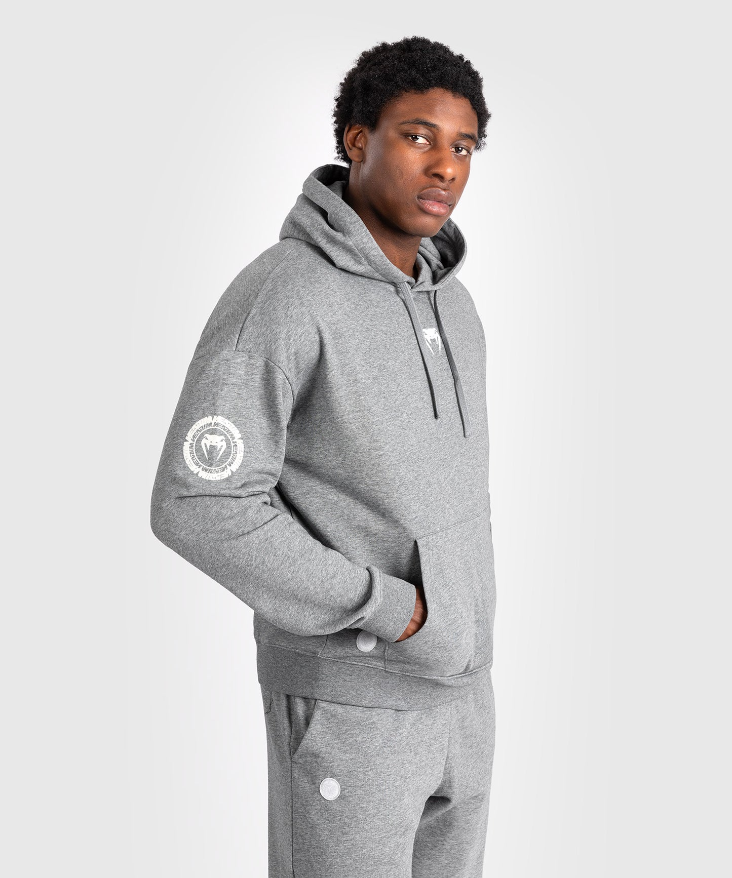 Venum Vortex XL Lite Men's Hoodie - Light Heather Grey
