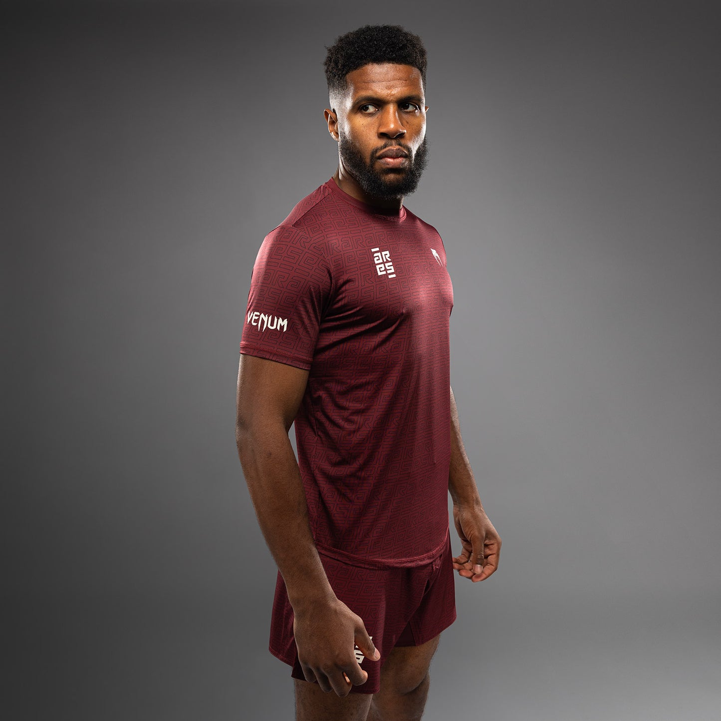 Venum x Ares Men’s Dry-Tech Shirt - Burgundy
