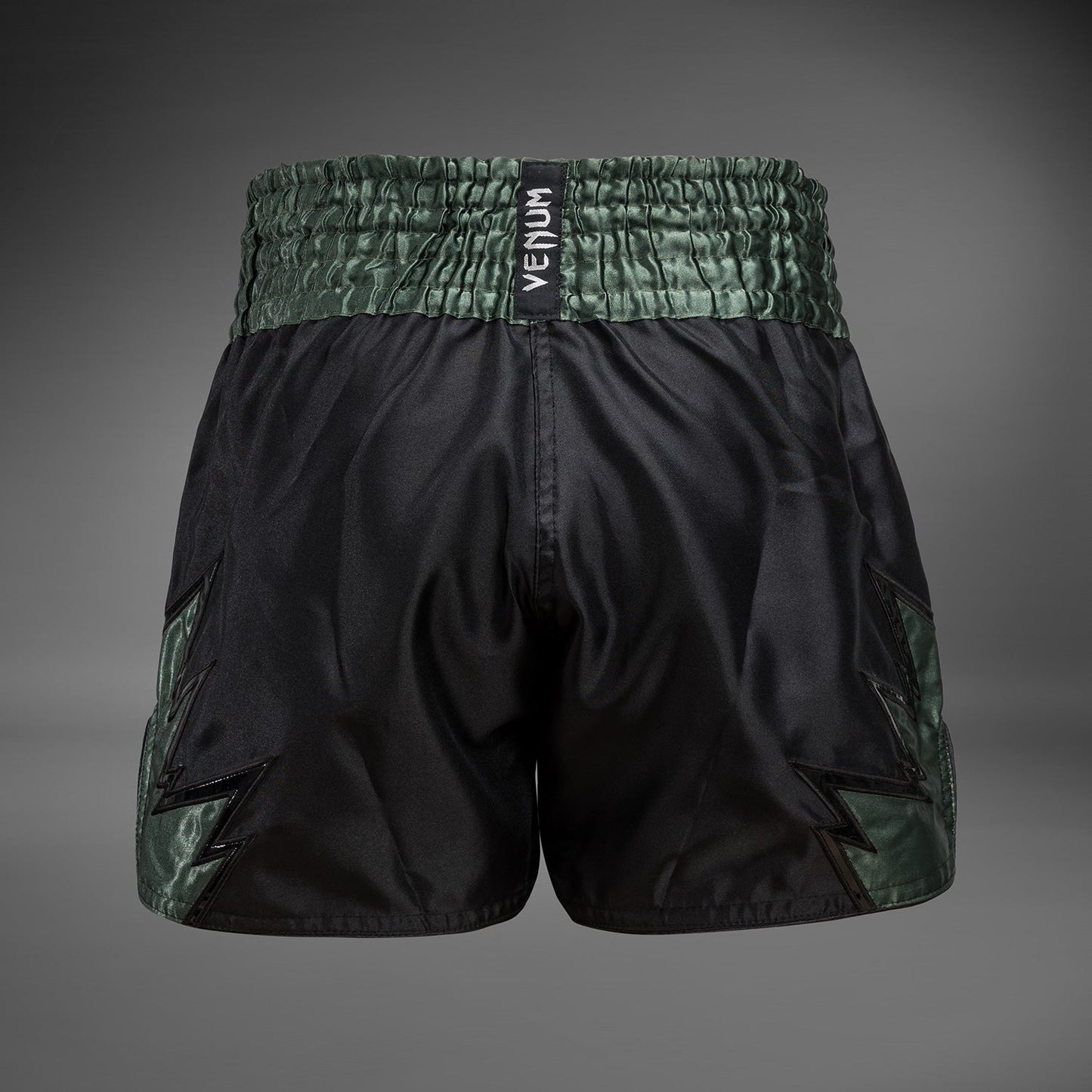 Venum Inferno Muay Thai Shorts - Deep Black/Khaki