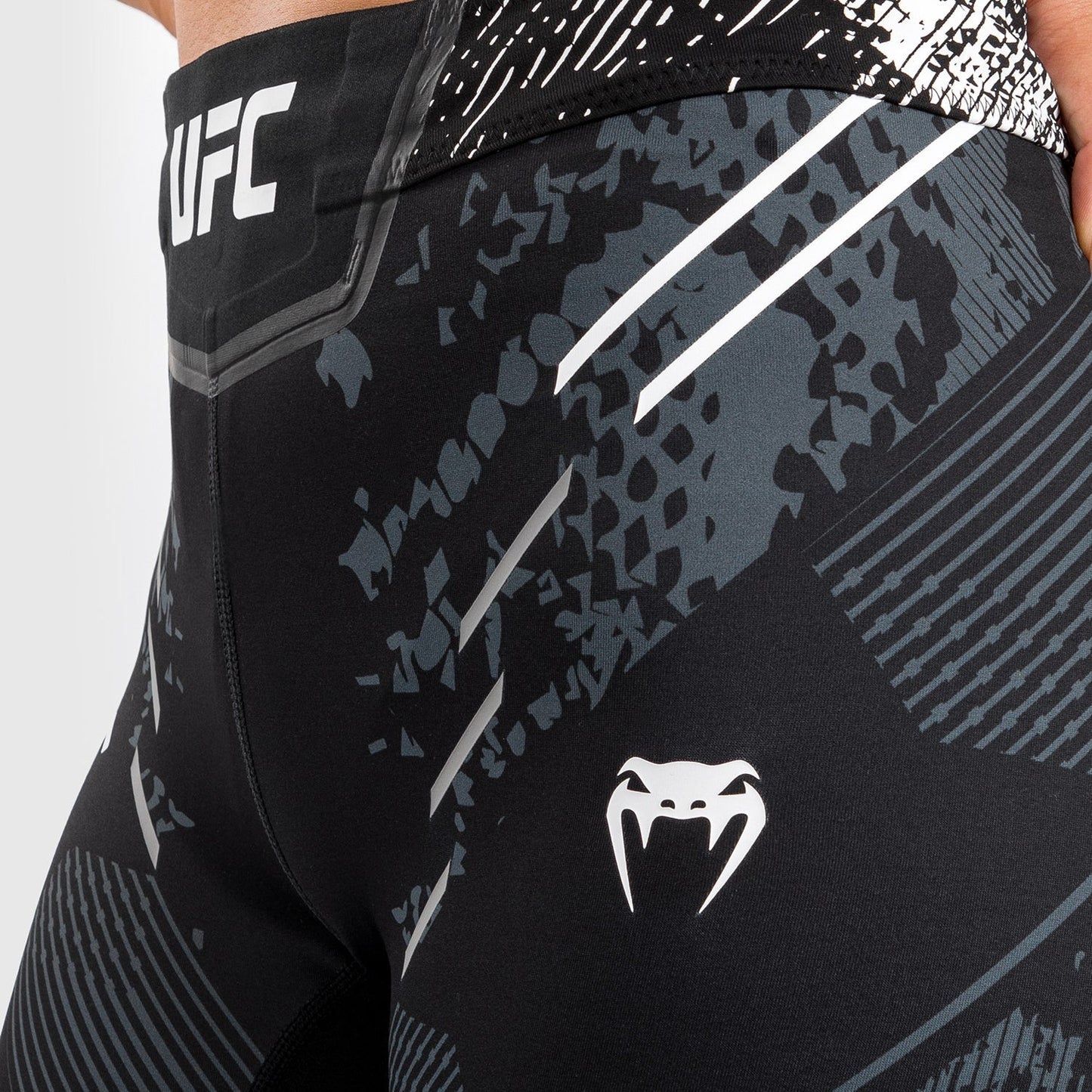 UFC Adrenaline by Venum Authentic Fight Night Women’s Vale Tudo Short - Long Fit - Black