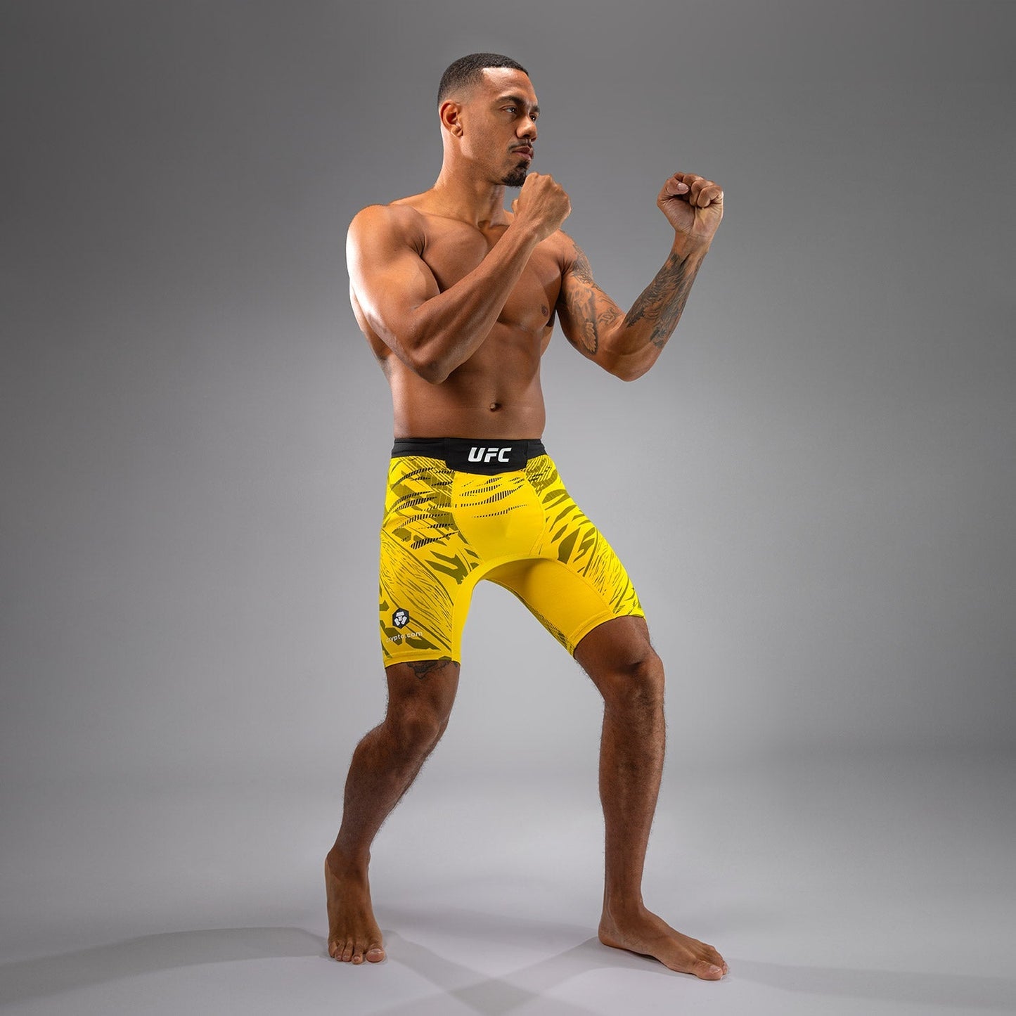 UFC Fusion by Venum Personalized Authentic Fight Night Men’s Vale Tudo Short - Yellow