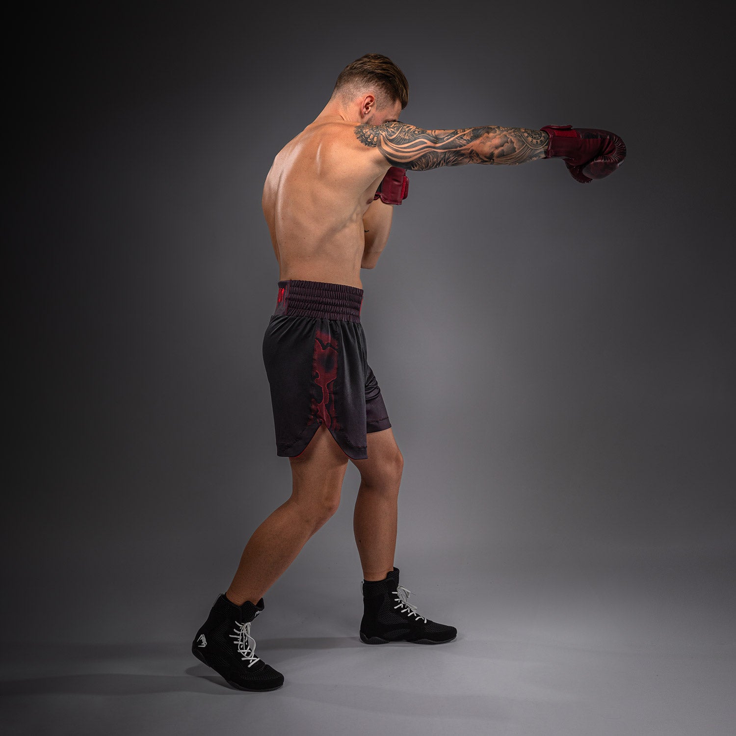 Venum Spectre Boxing Shorts - Black/Red  product-type_Boxing shorts Venum